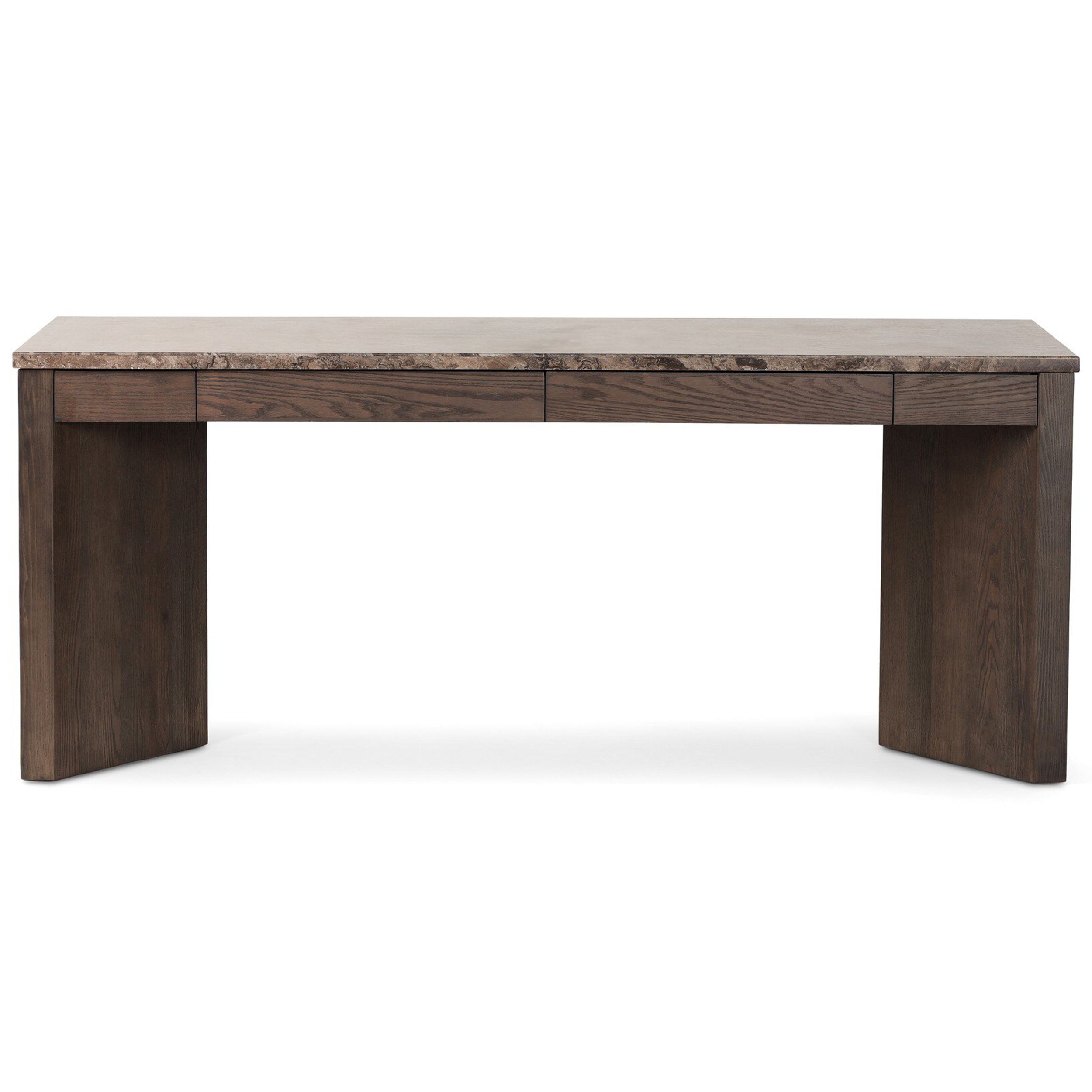 Lawson Desk, Brown Oak Veneer