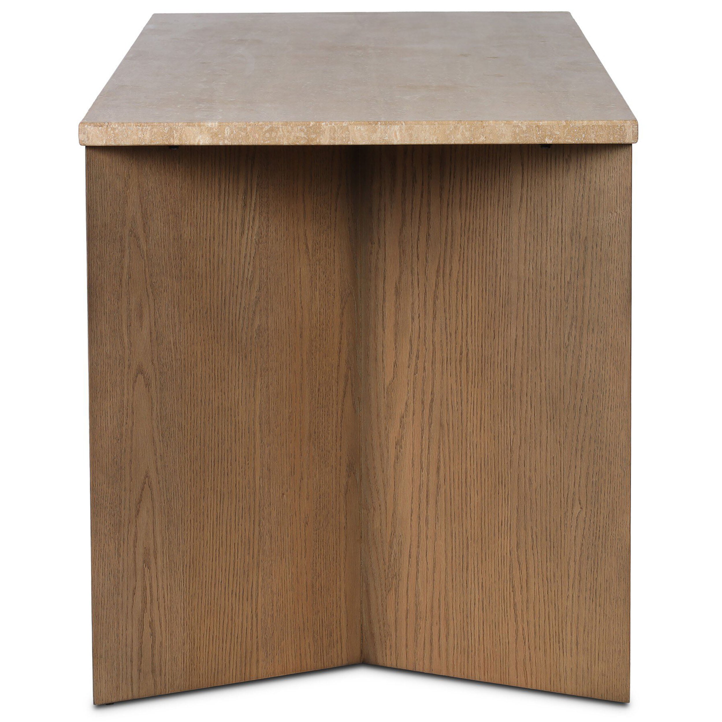 Lawson Desk, Amber Oak Thin Veneer