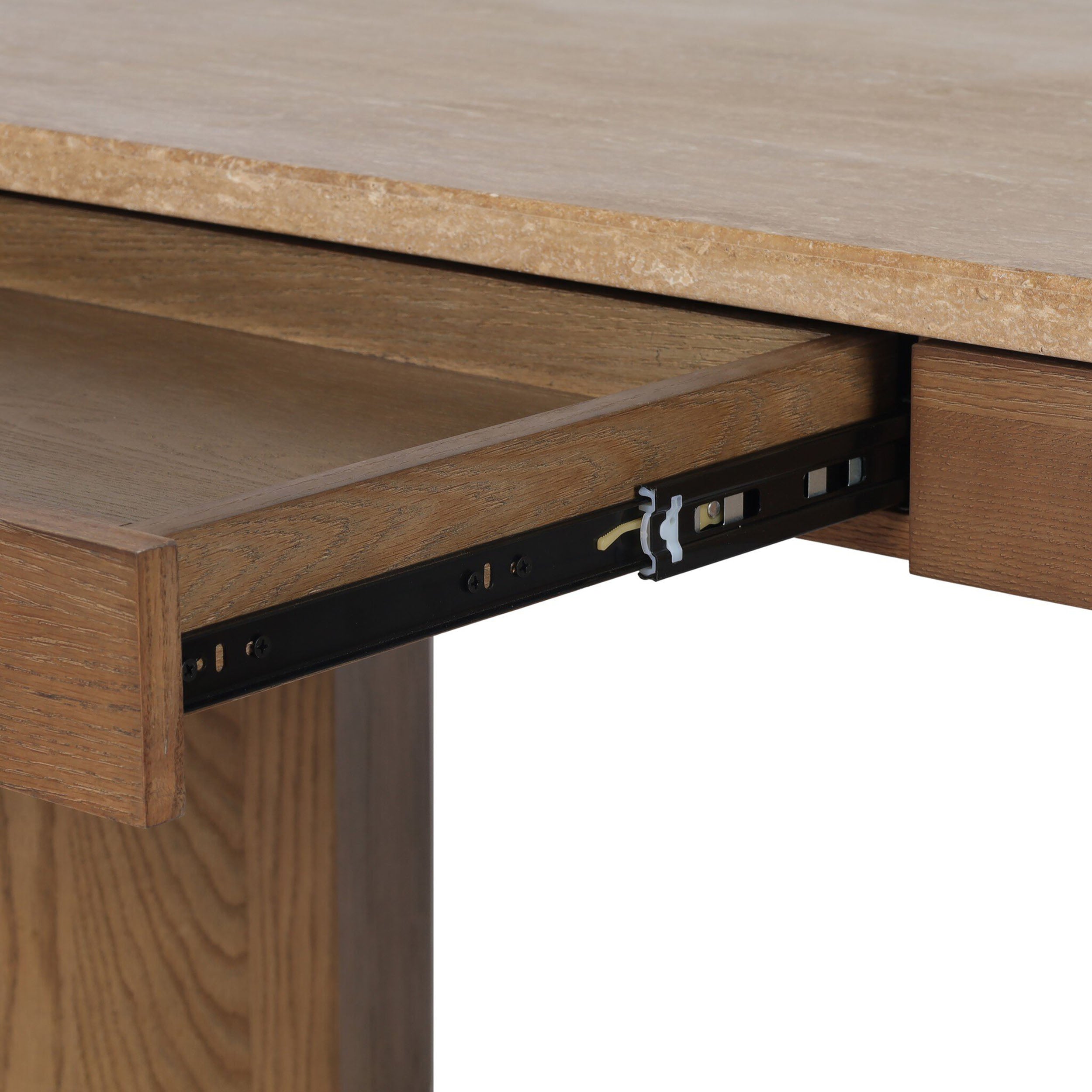 Lawson Desk, Amber Oak Thin Veneer