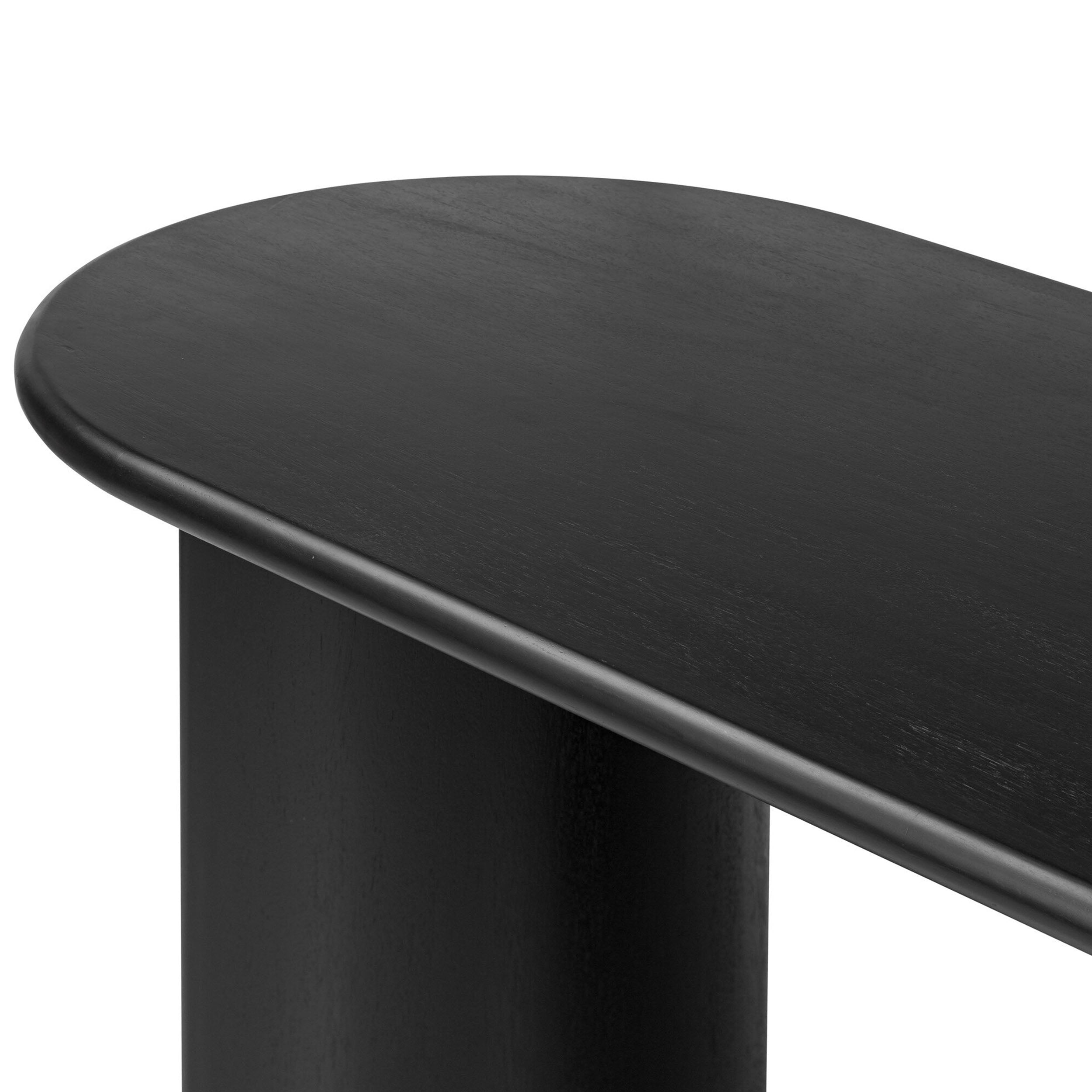 Paden Desk, Aged Black Acacia