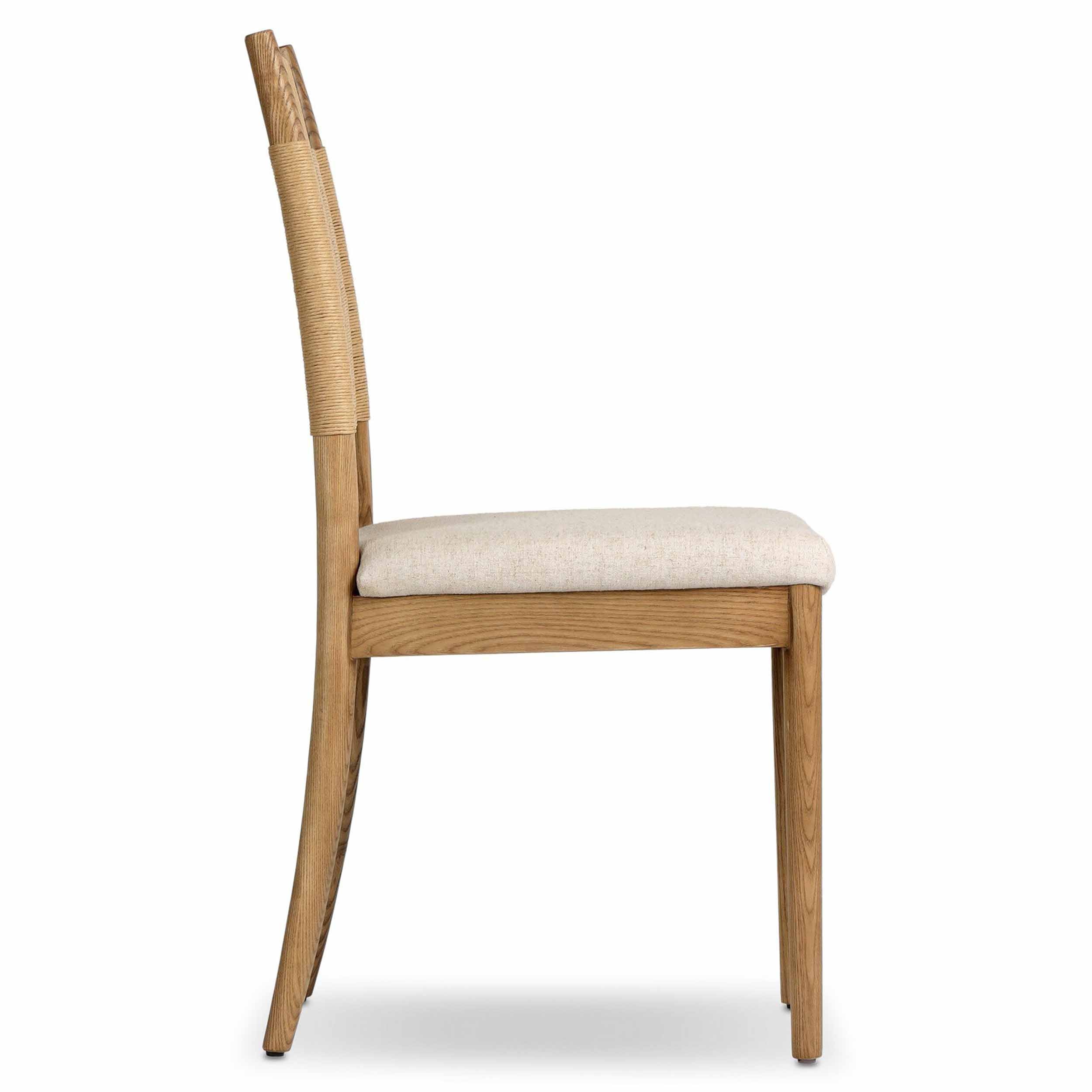 Harlee Dining Chair, Antwerp Natural, Amber Ash