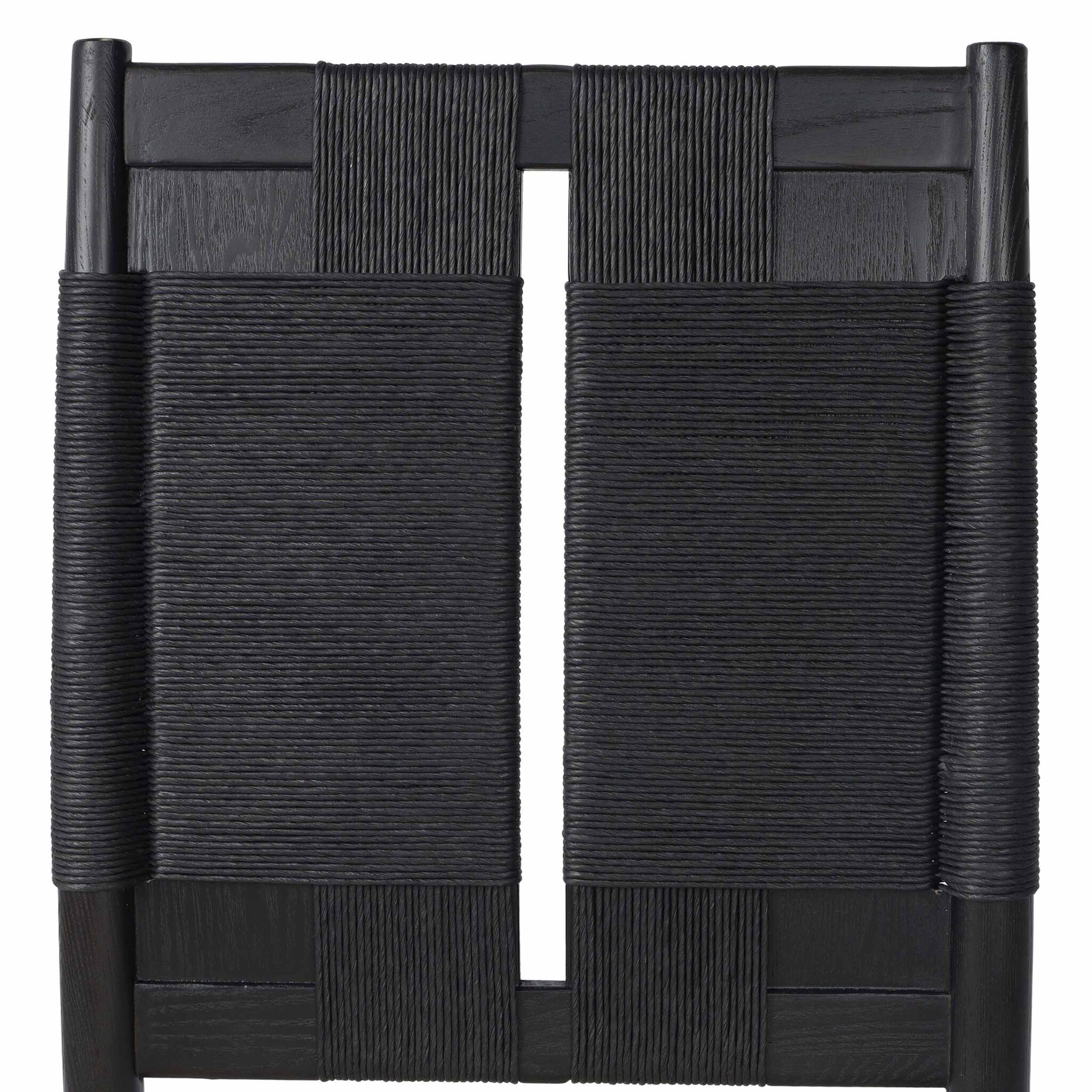 Harlee Dining Chair, Antwerp Natural, Distressed Black Ash