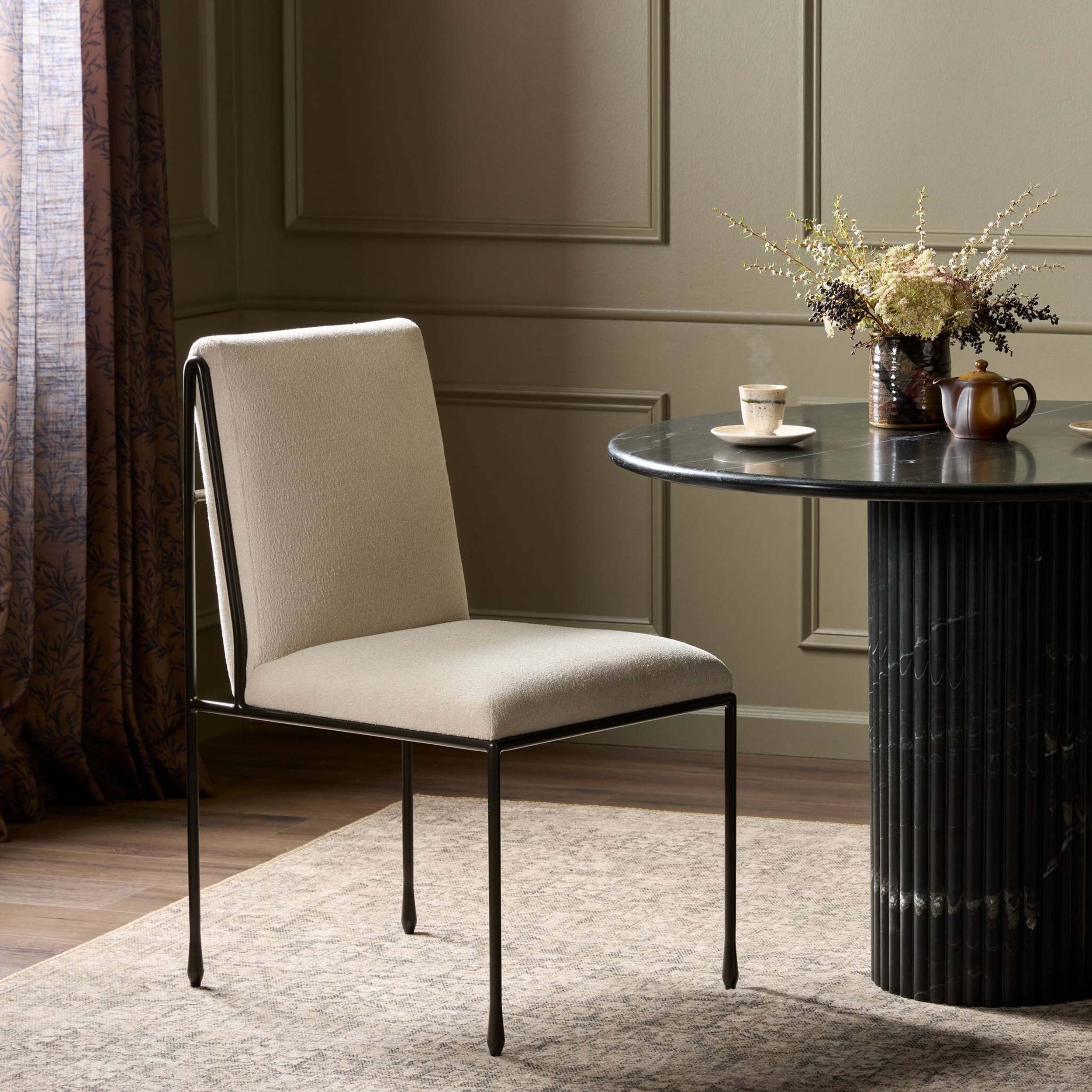 Decker Dining Chair, Crypton Wayfarer Snow, Set of 2