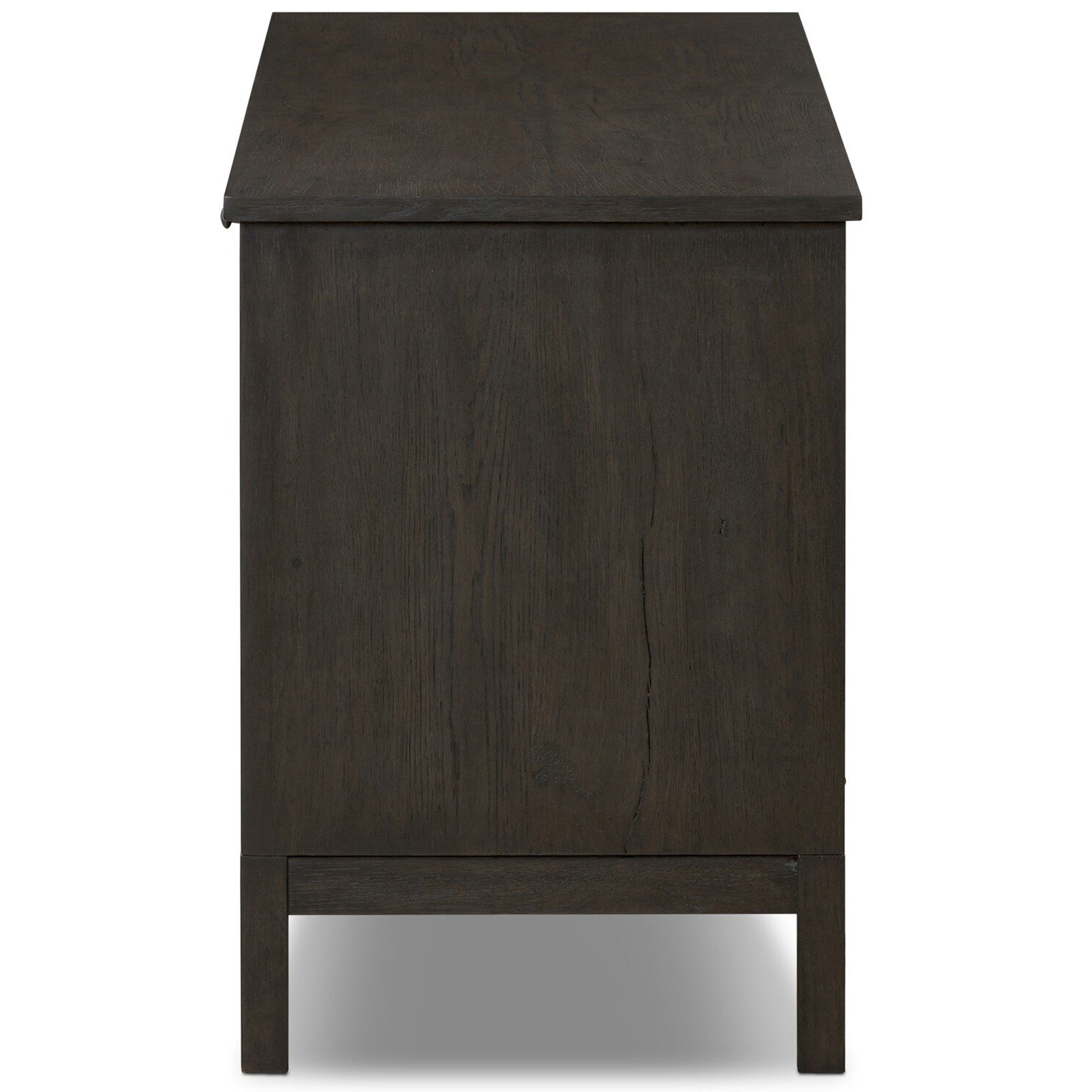 Alessio Media Console, Smoked Black