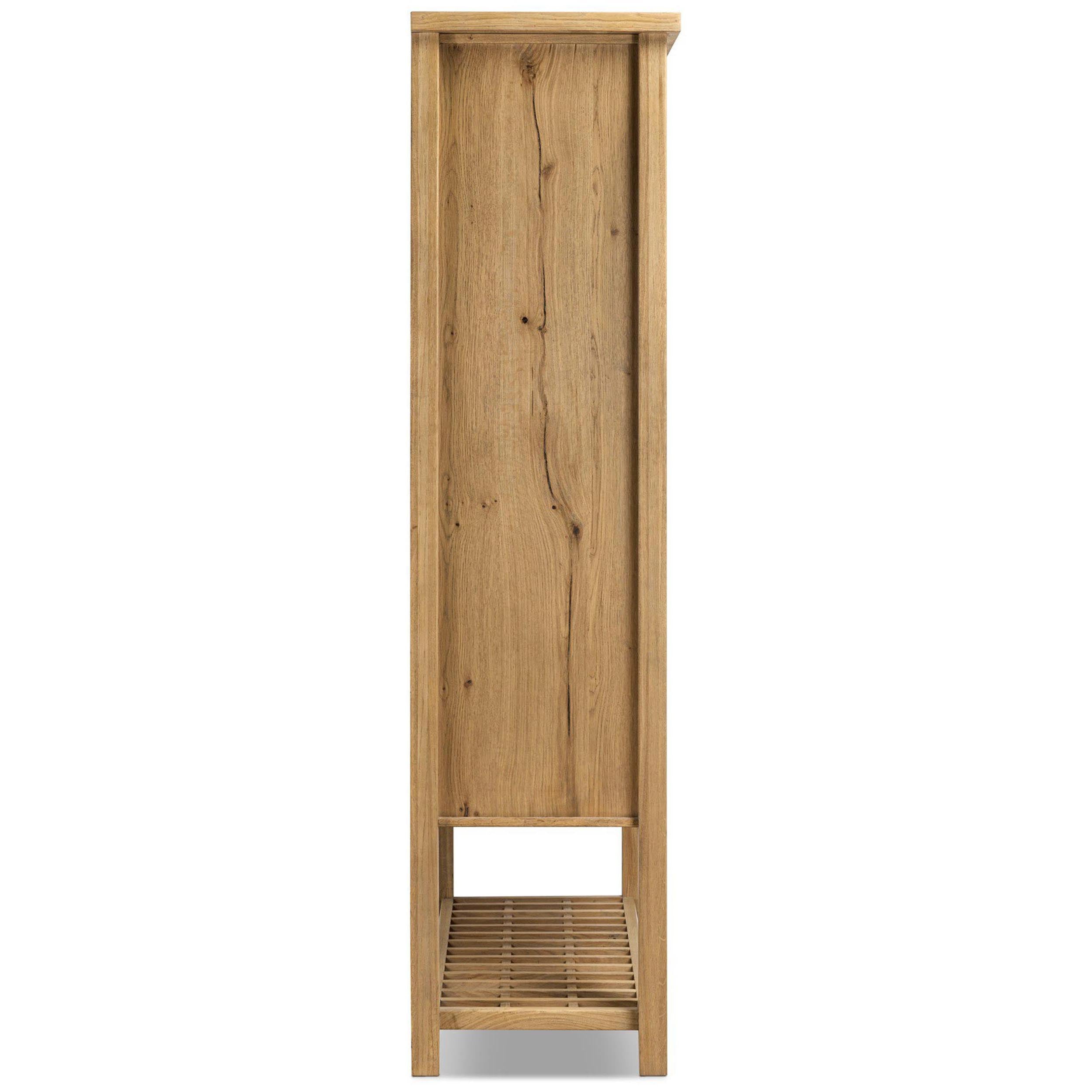 Dalton Cabinet, Aged Natural Oak Veneer