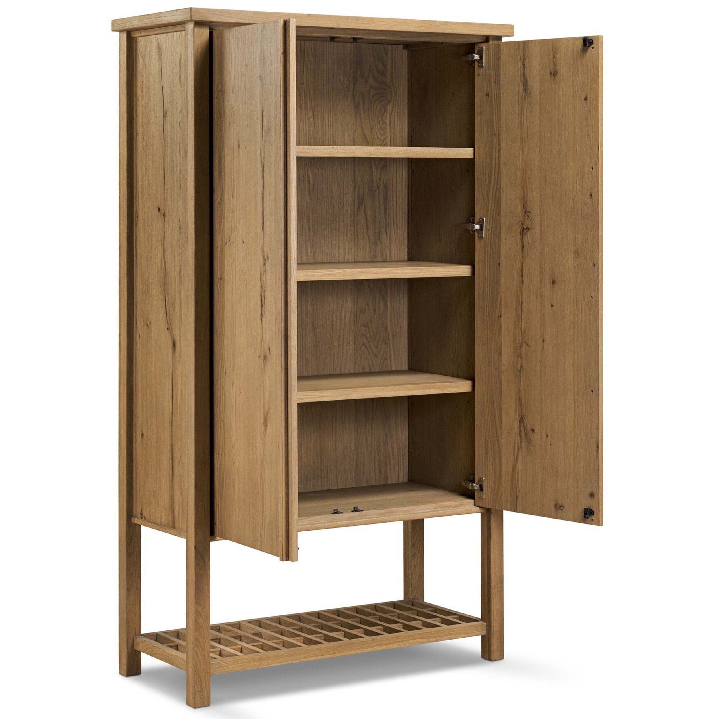 Dalton Cabinet, Aged Natural Oak Veneer