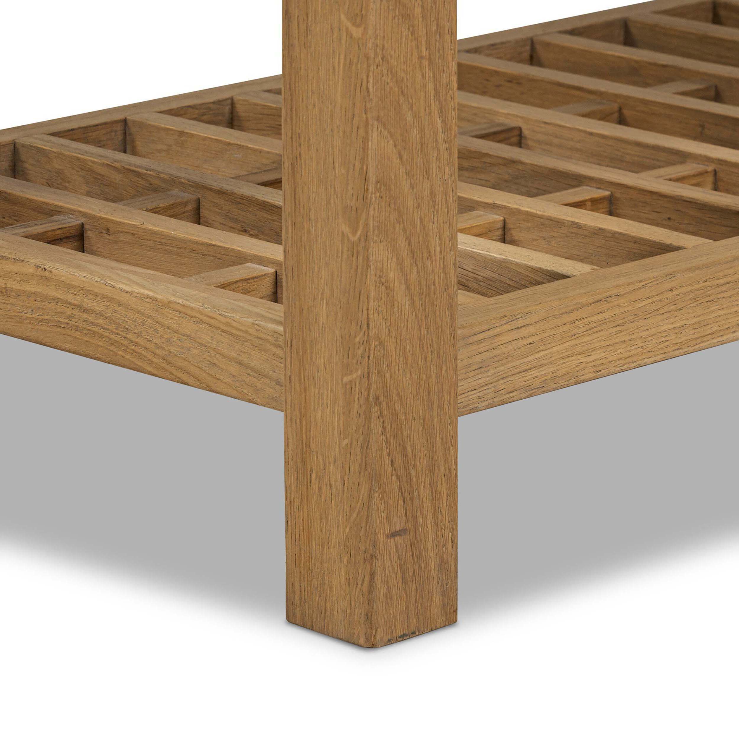 Dalton Cabinet, Aged Natural Oak Veneer