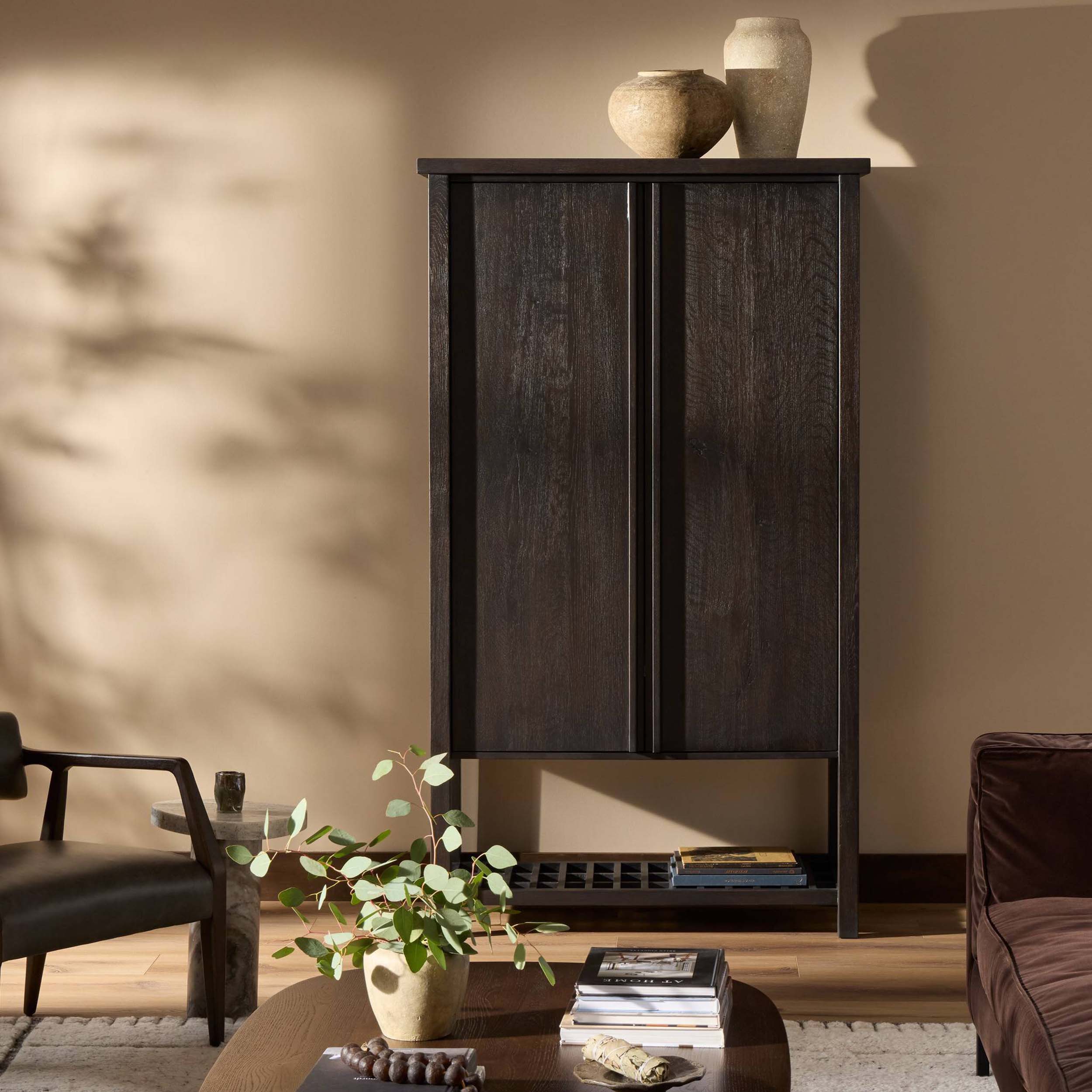 Dalton Cabinet, Smoked Black