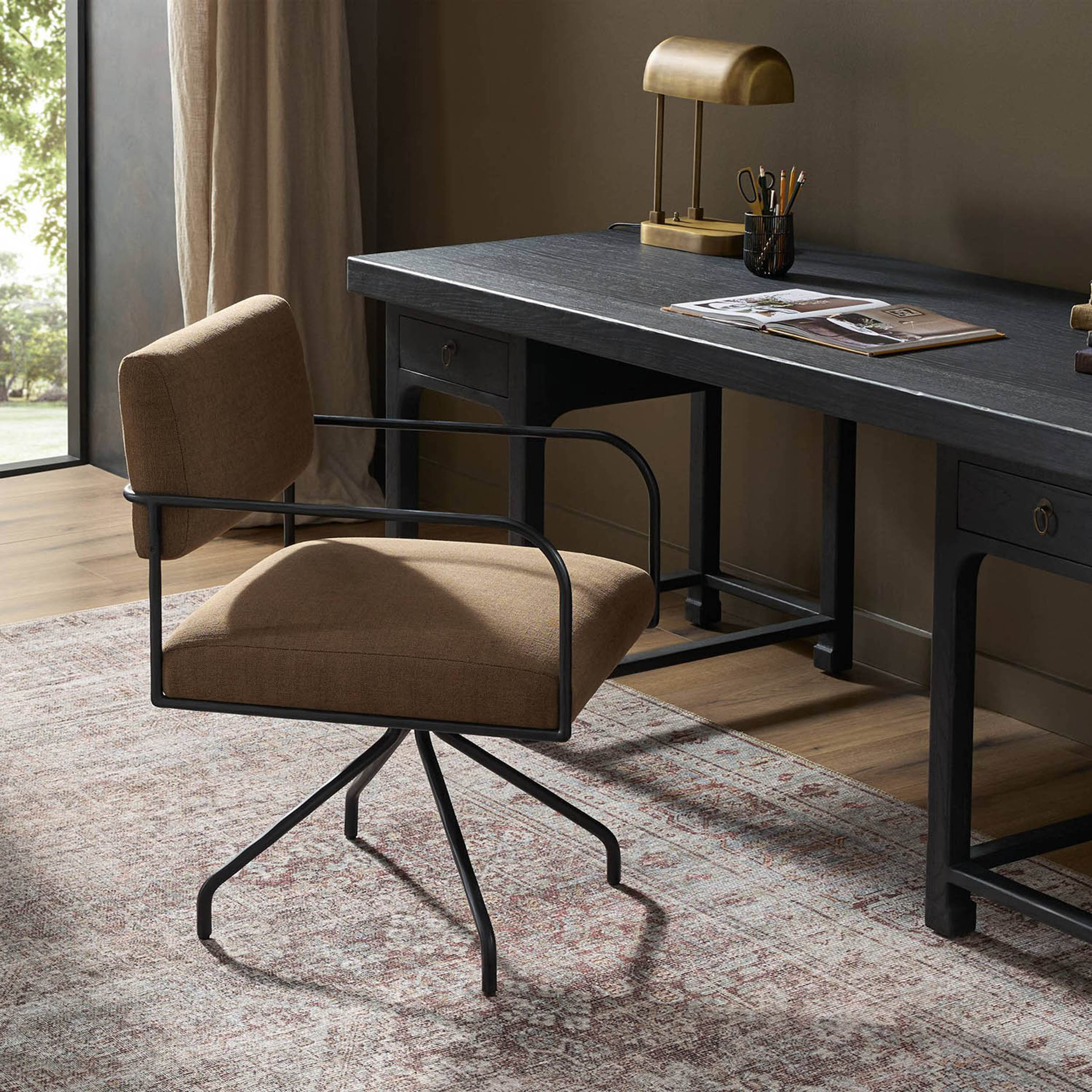 Fenn Desk Chair, Crypton Nomad Mushroom