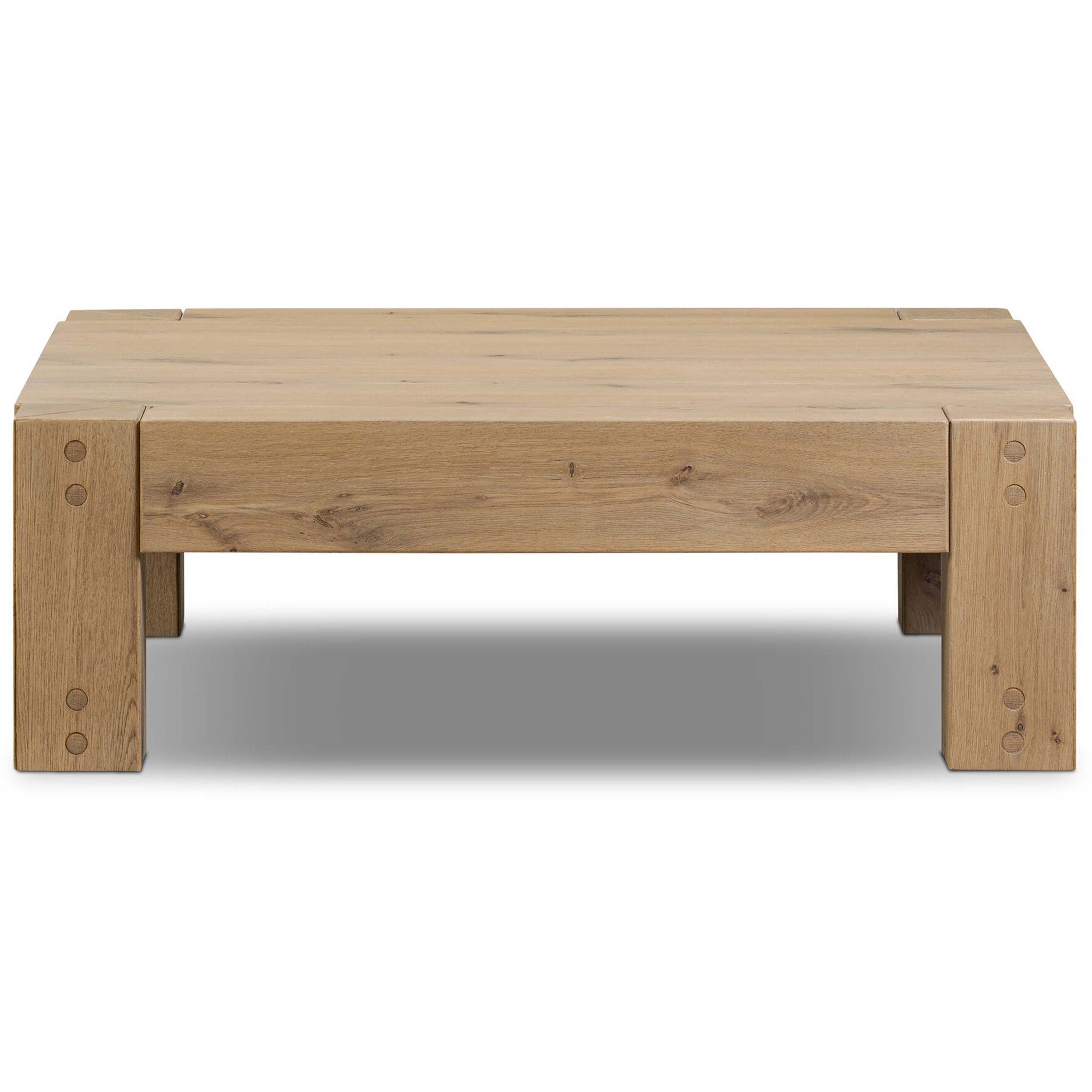 Emmer Coffee Table, Aged Smoked Oak