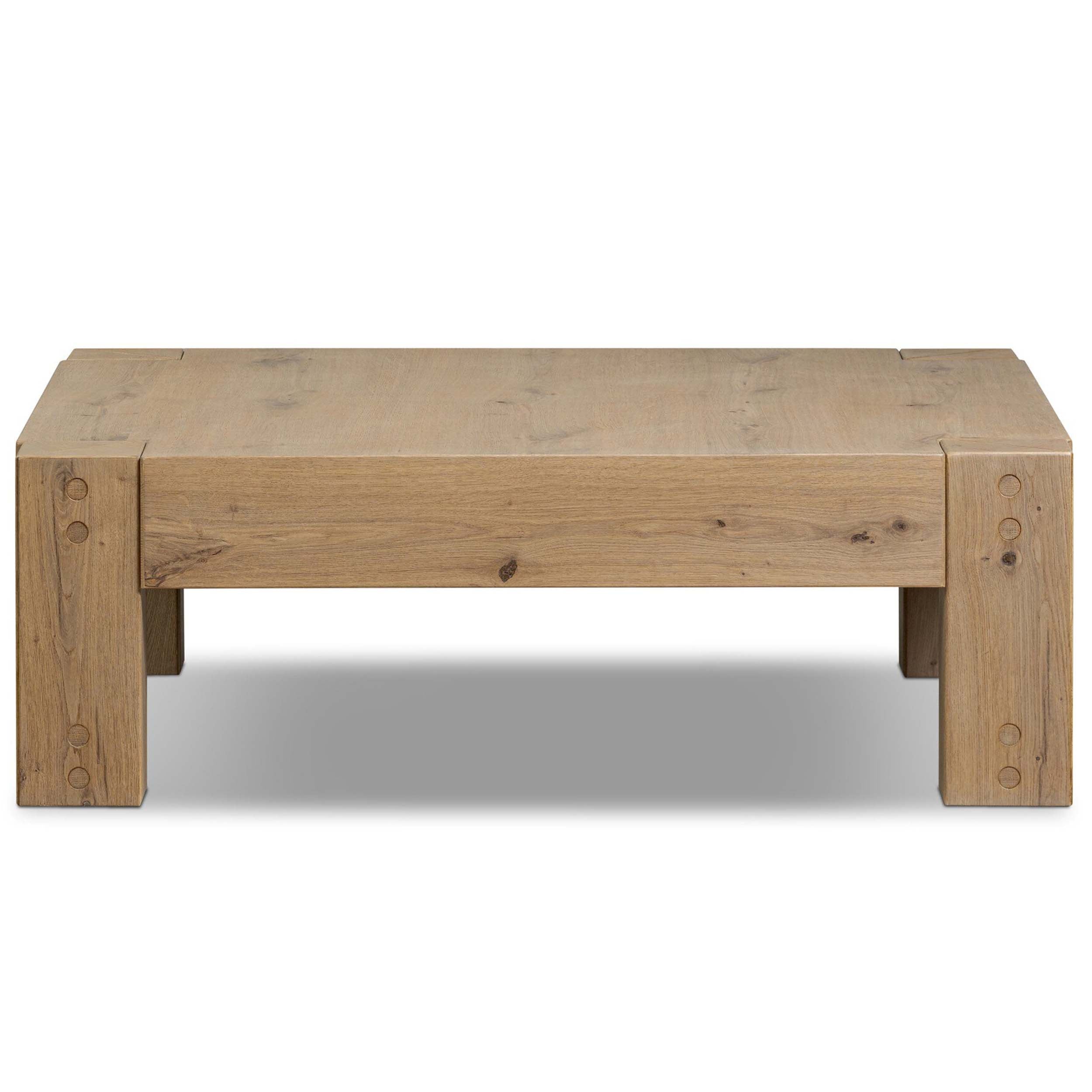 Emmer Coffee Table, Aged Smoked Oak