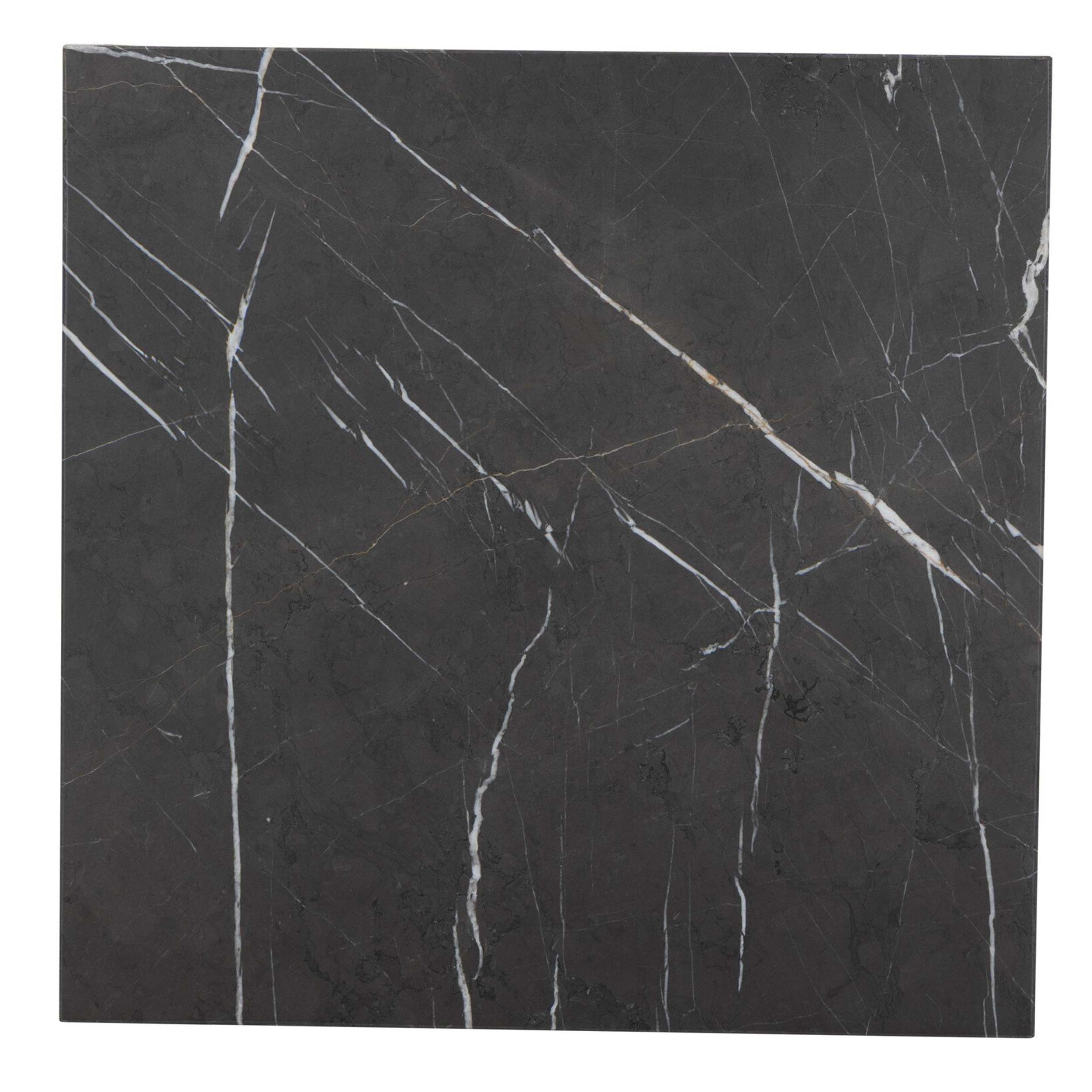 Babylon End Table, Grey Italian Marble