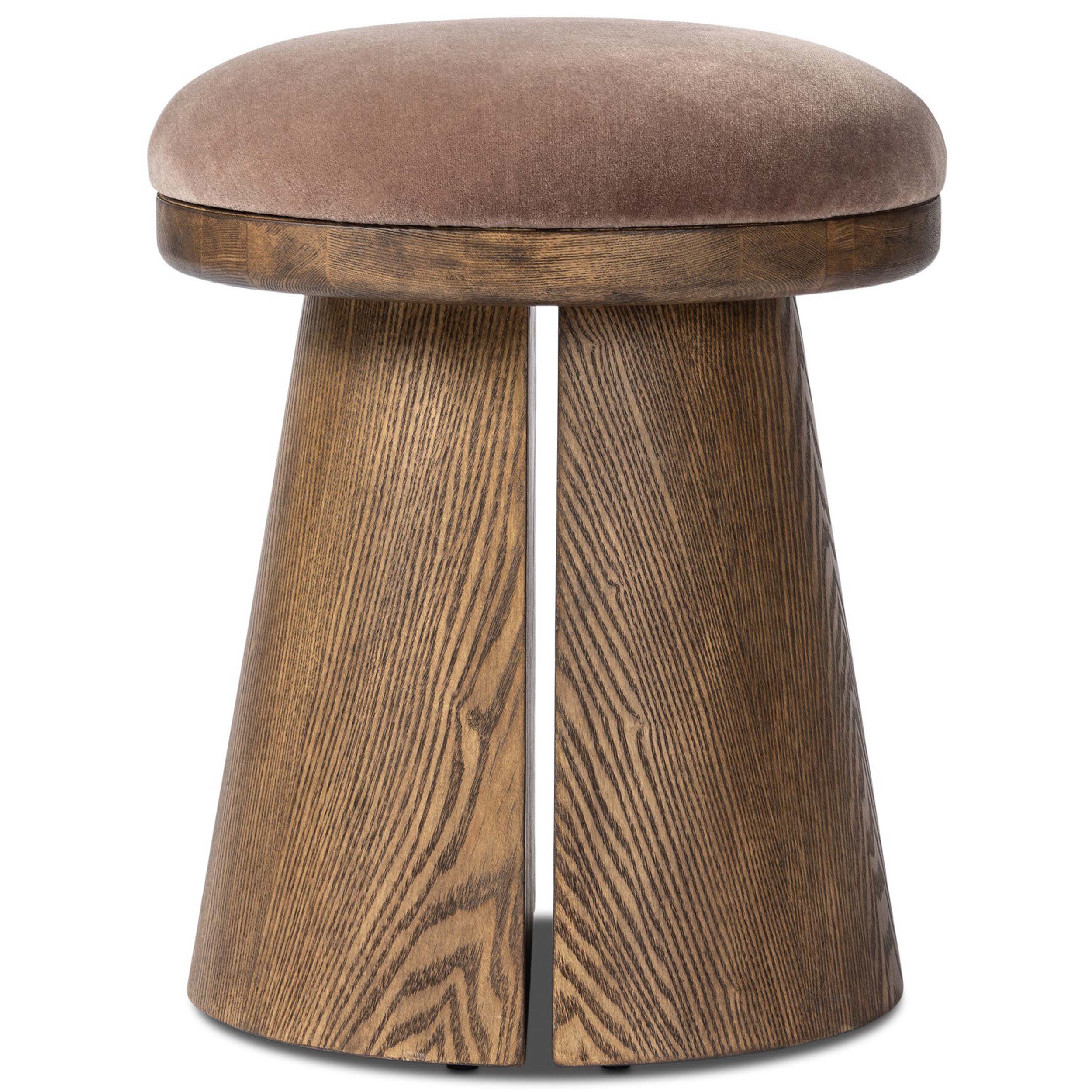 Bea Accent Stool, Monte Mushroom