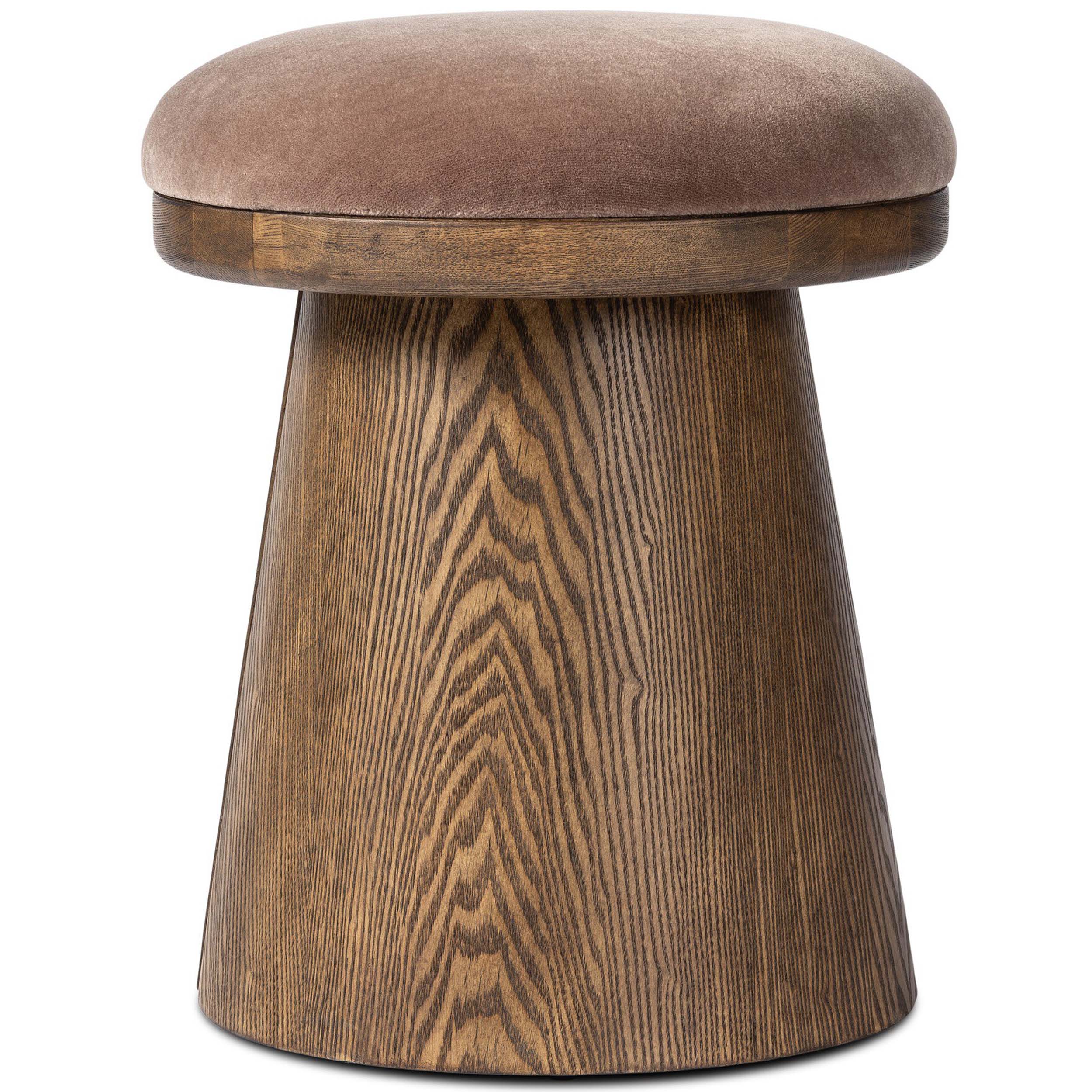 Bea Accent Stool, Monte Mushroom
