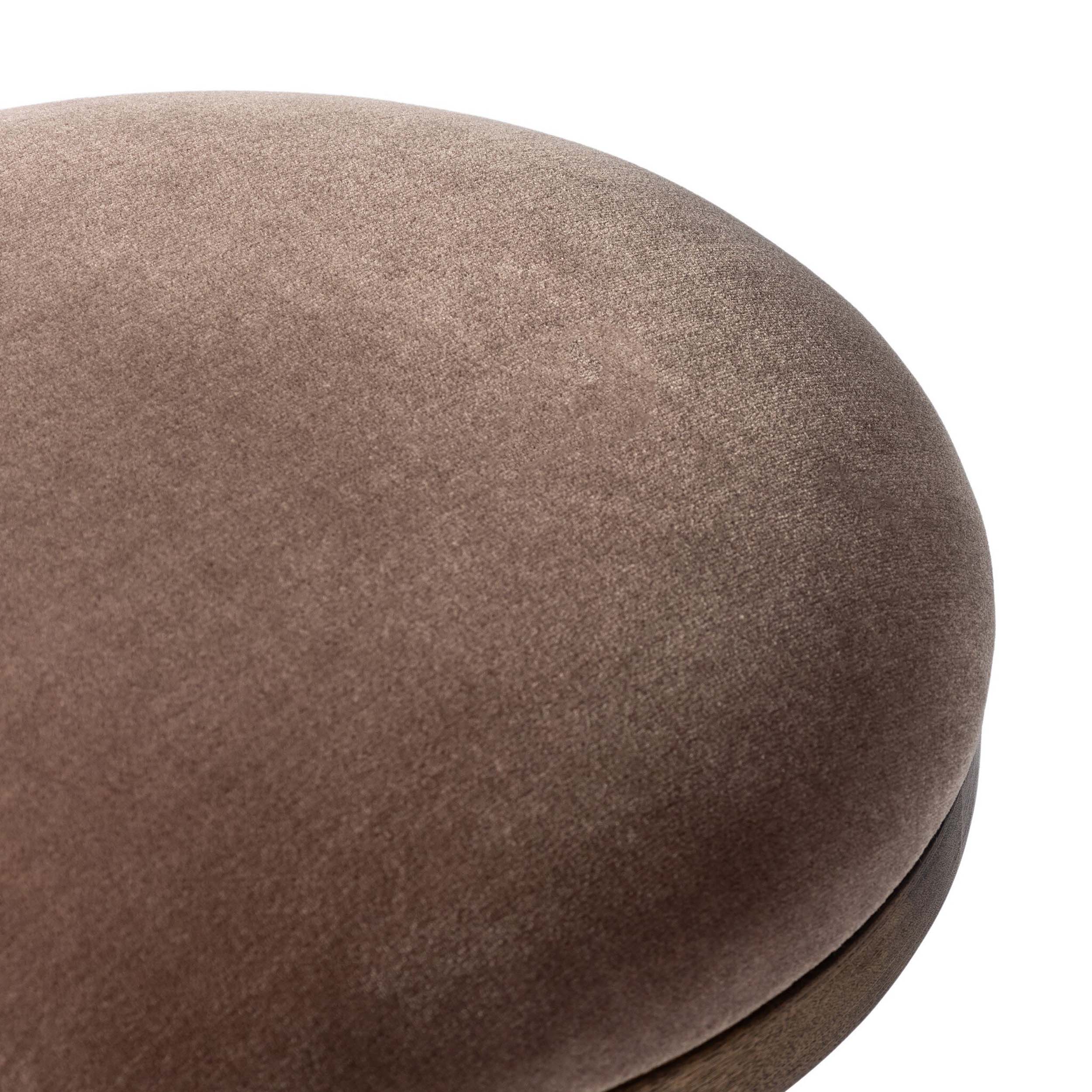 Bea Accent Stool, Monte Mushroom