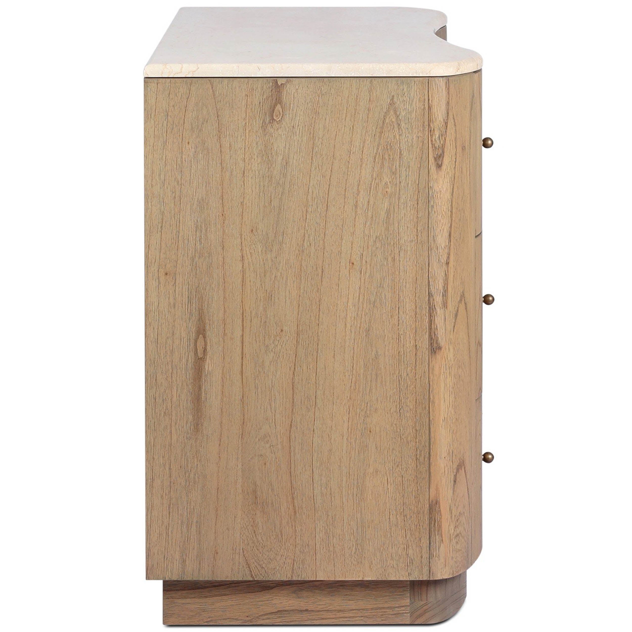 Boa 6 Drawer Dresser, Sandy Mindi Veneer