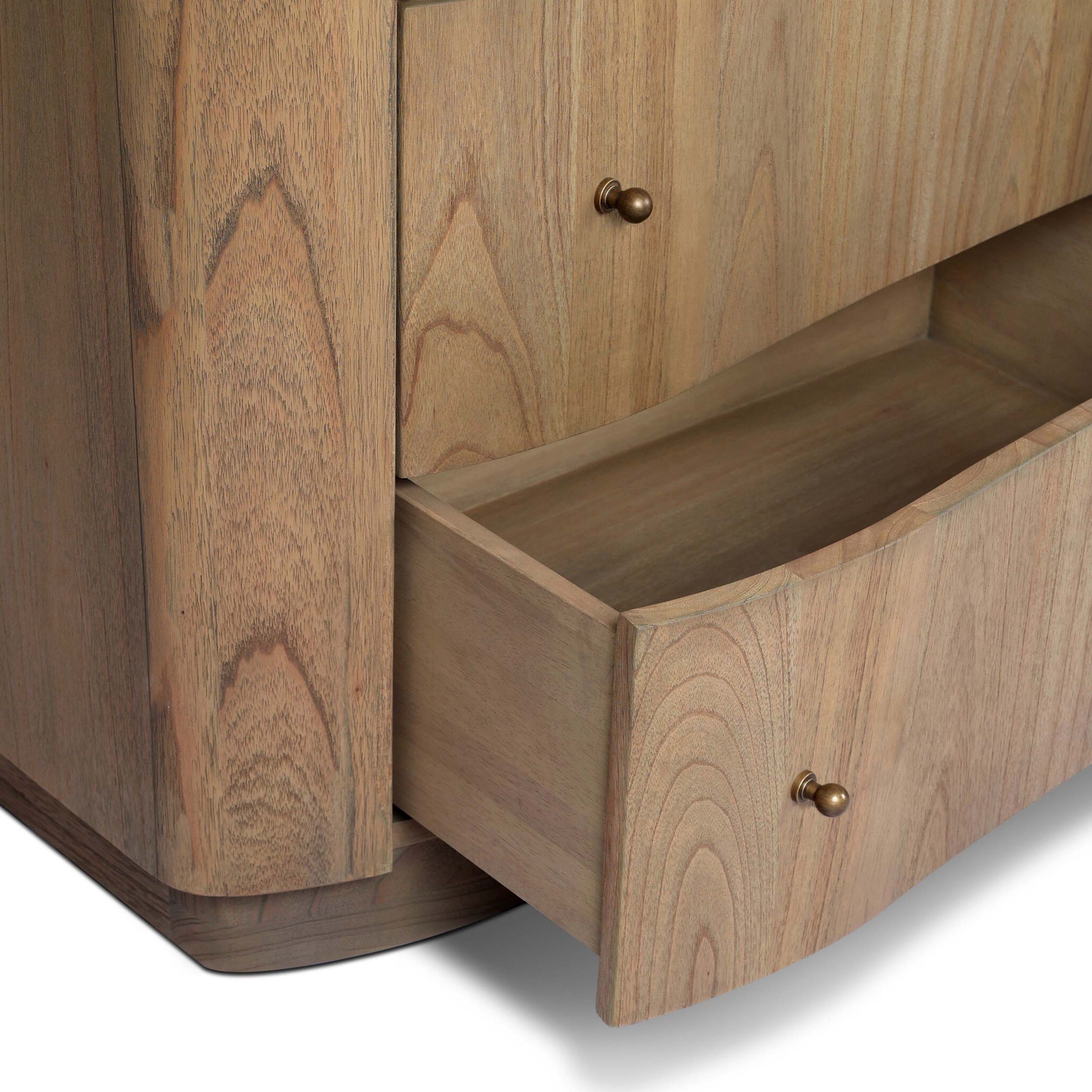 Boa 6 Drawer Dresser, Sandy Mindi Veneer