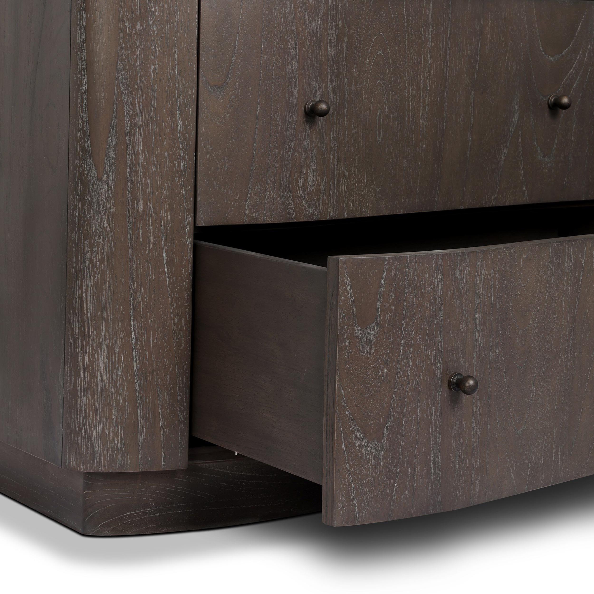 Boa 6 Drawer Dresser, Espresso Mindi Veneer