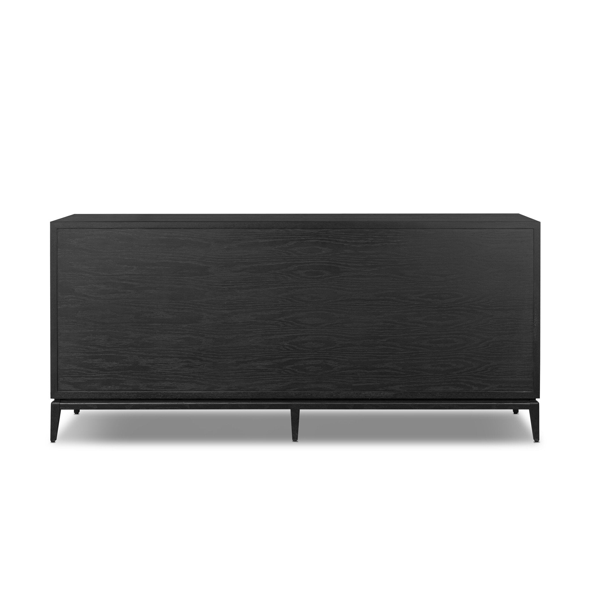 Rosenell 6 Drawer Dresser, Black Paper Cord