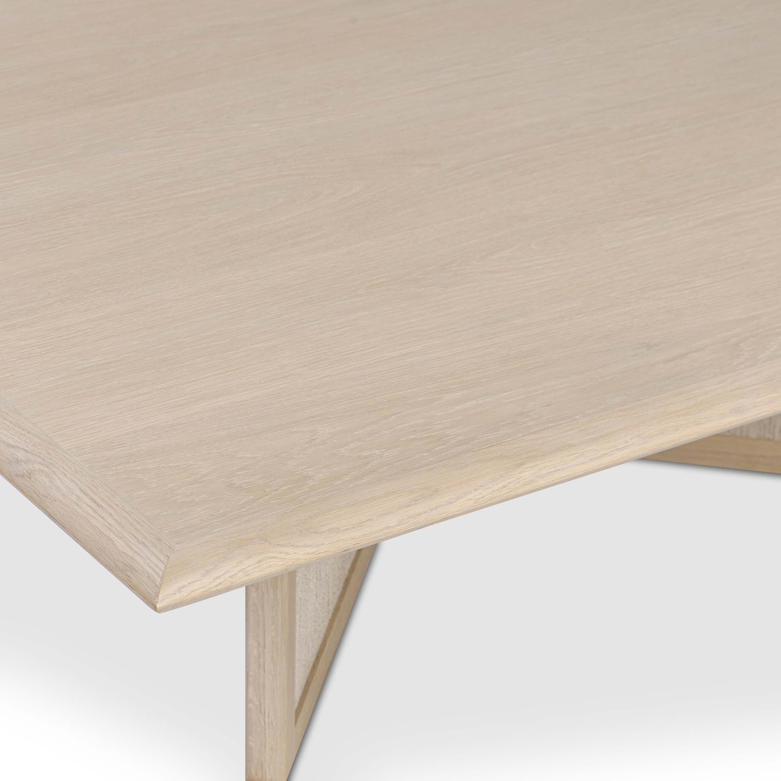 Rosenell Square Coffee Table, Natural Oak Veneer