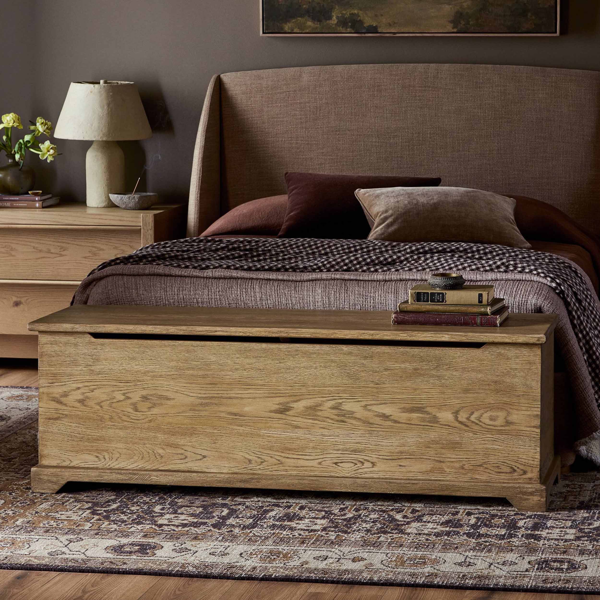 Quintin Trunk, Worn Oak