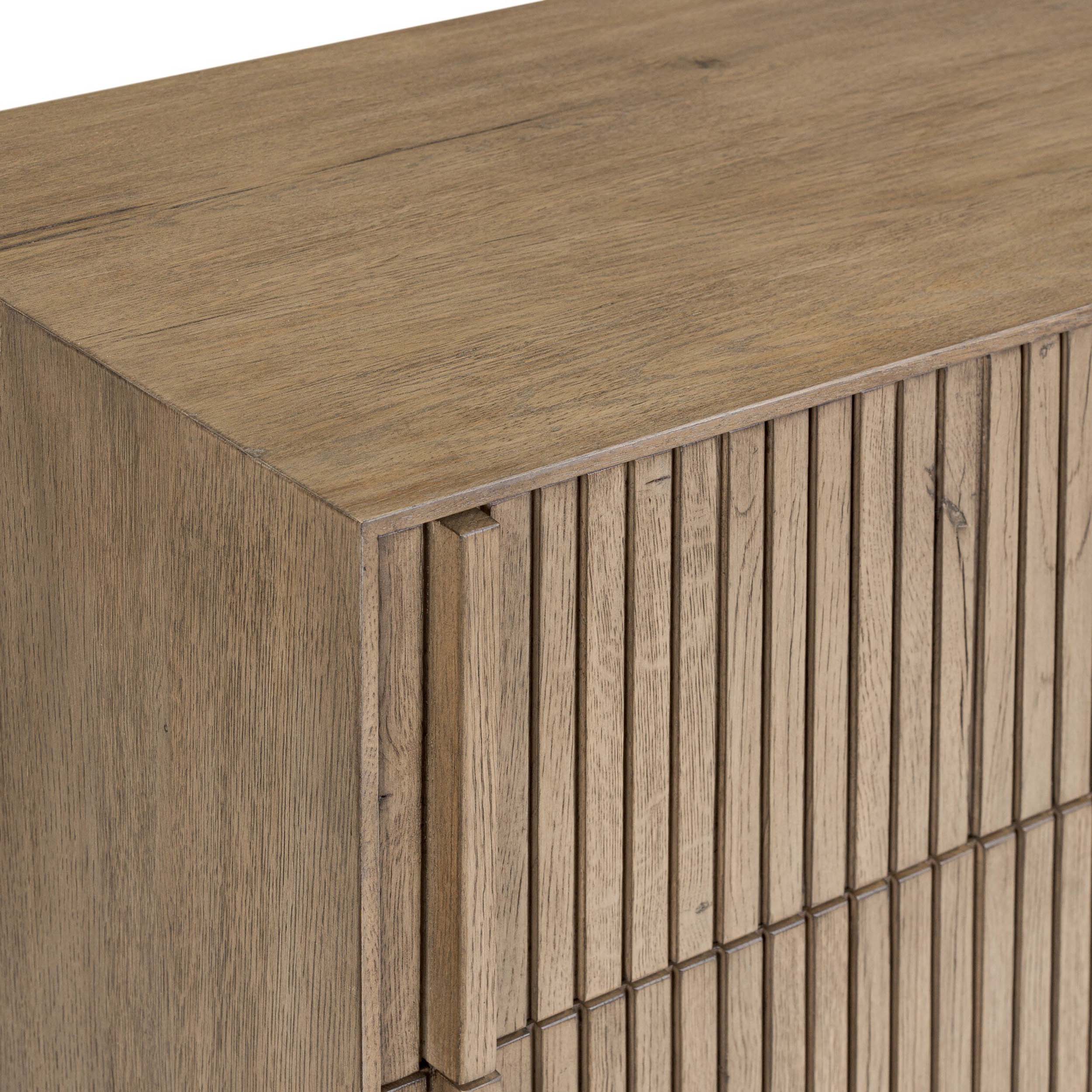 Leo 8 Drawer Dresser, Rustic Grey