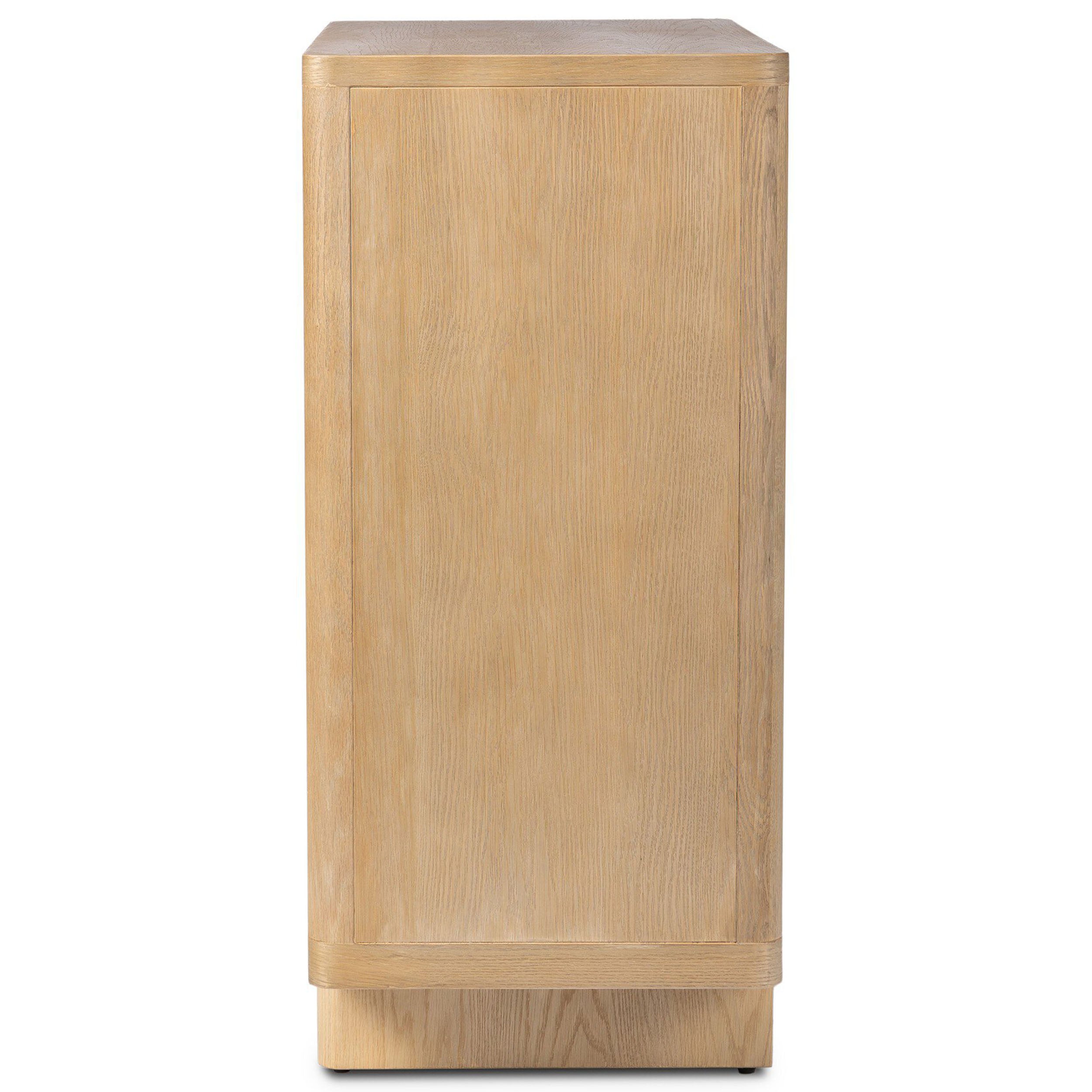Reneen Bar Cabinet, Blonde Oak