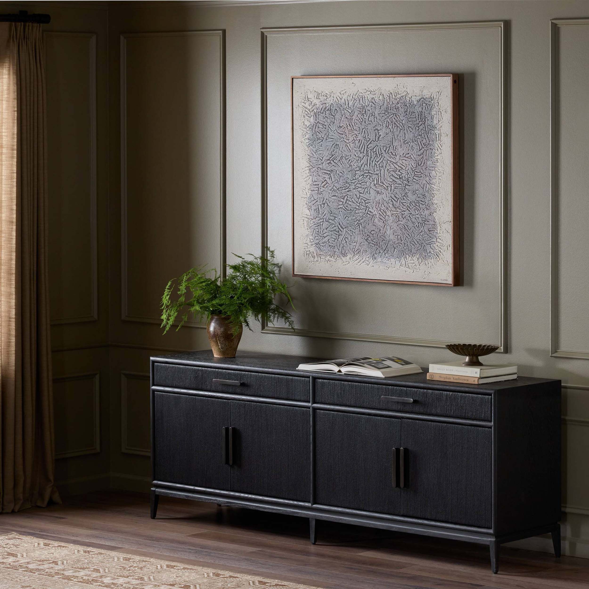 Rosenell Sideboard, Black Paper Cord