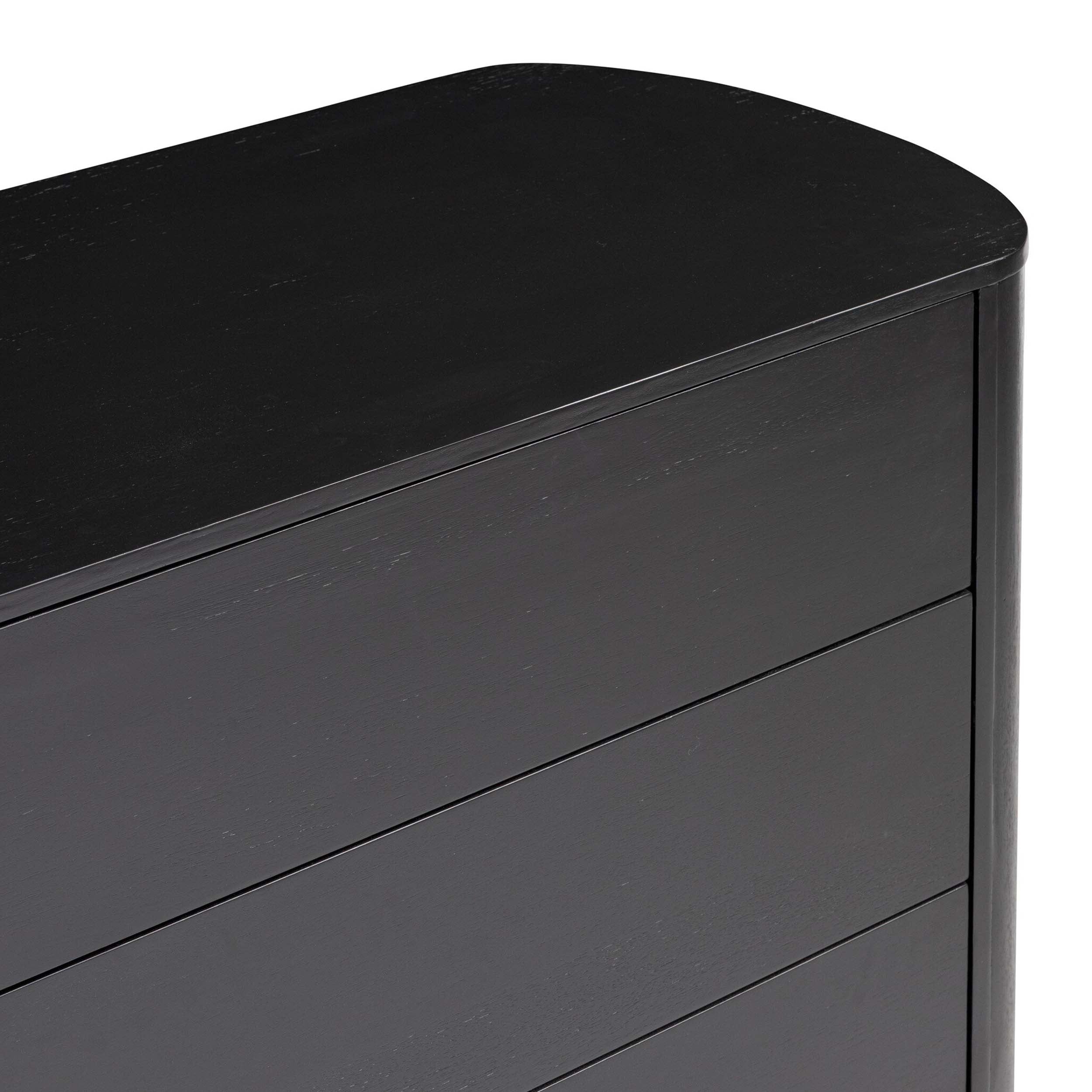 Paden 6 Drawer Dresser, Aged Black Acacia