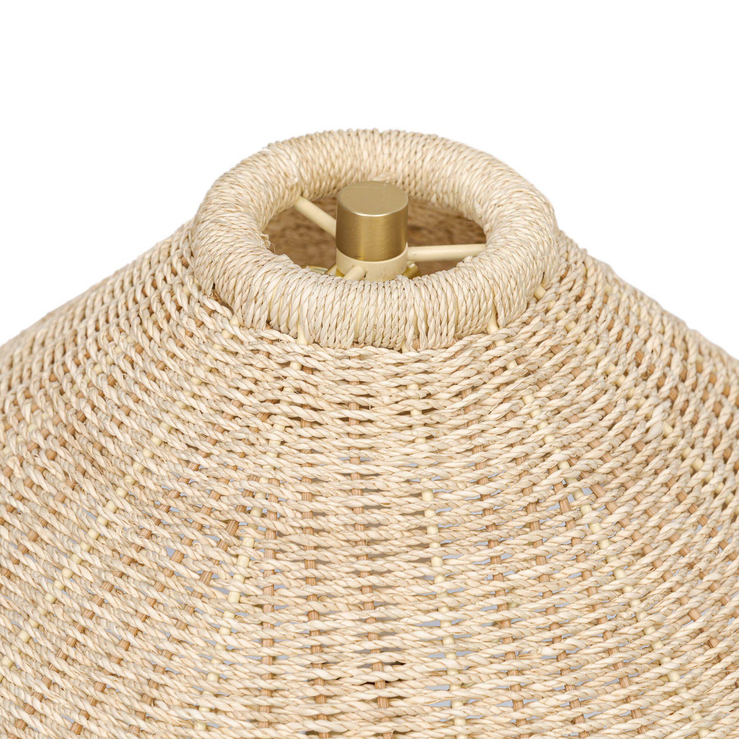 Canela Table Lamp, Light Oak