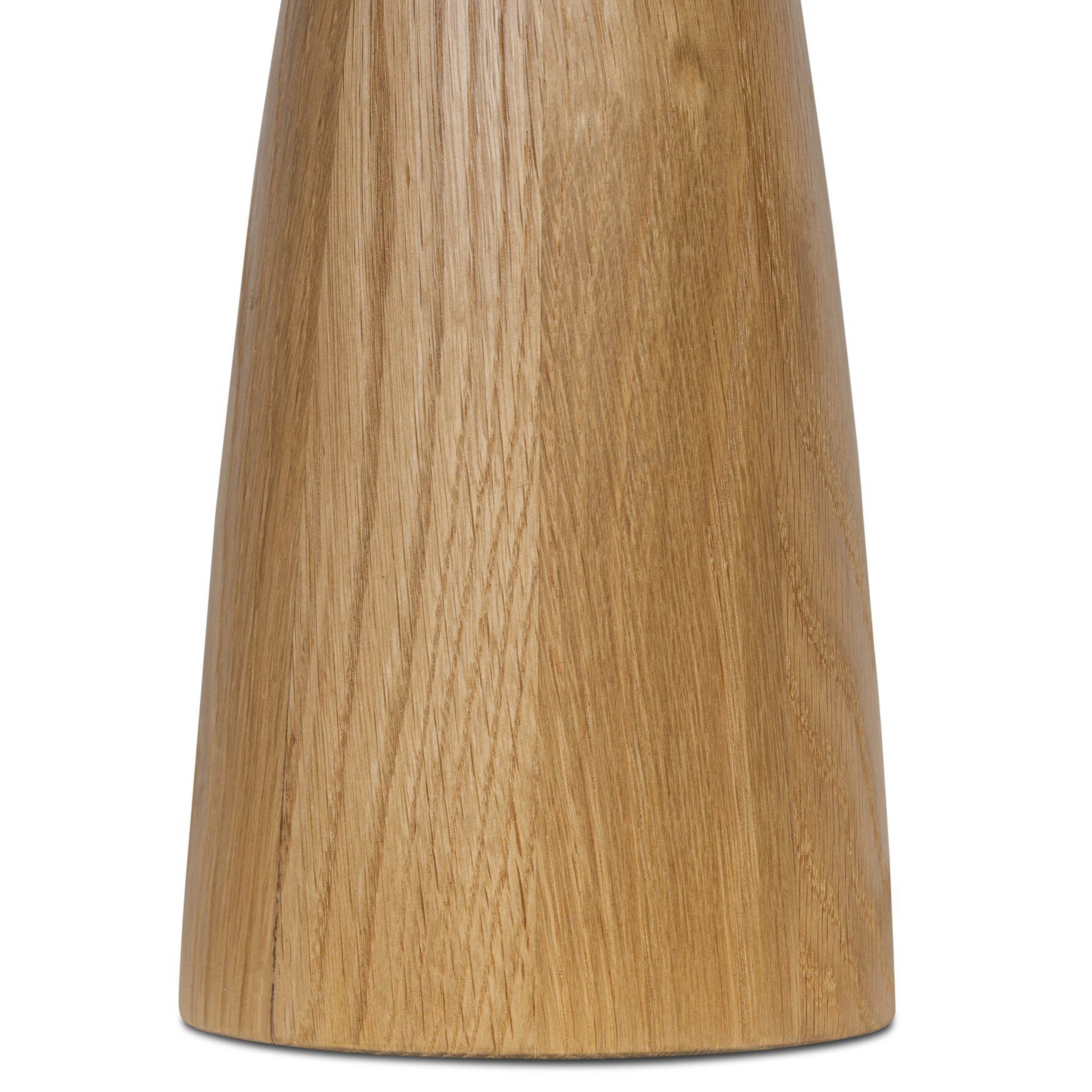 Canela Table Lamp, Light Oak