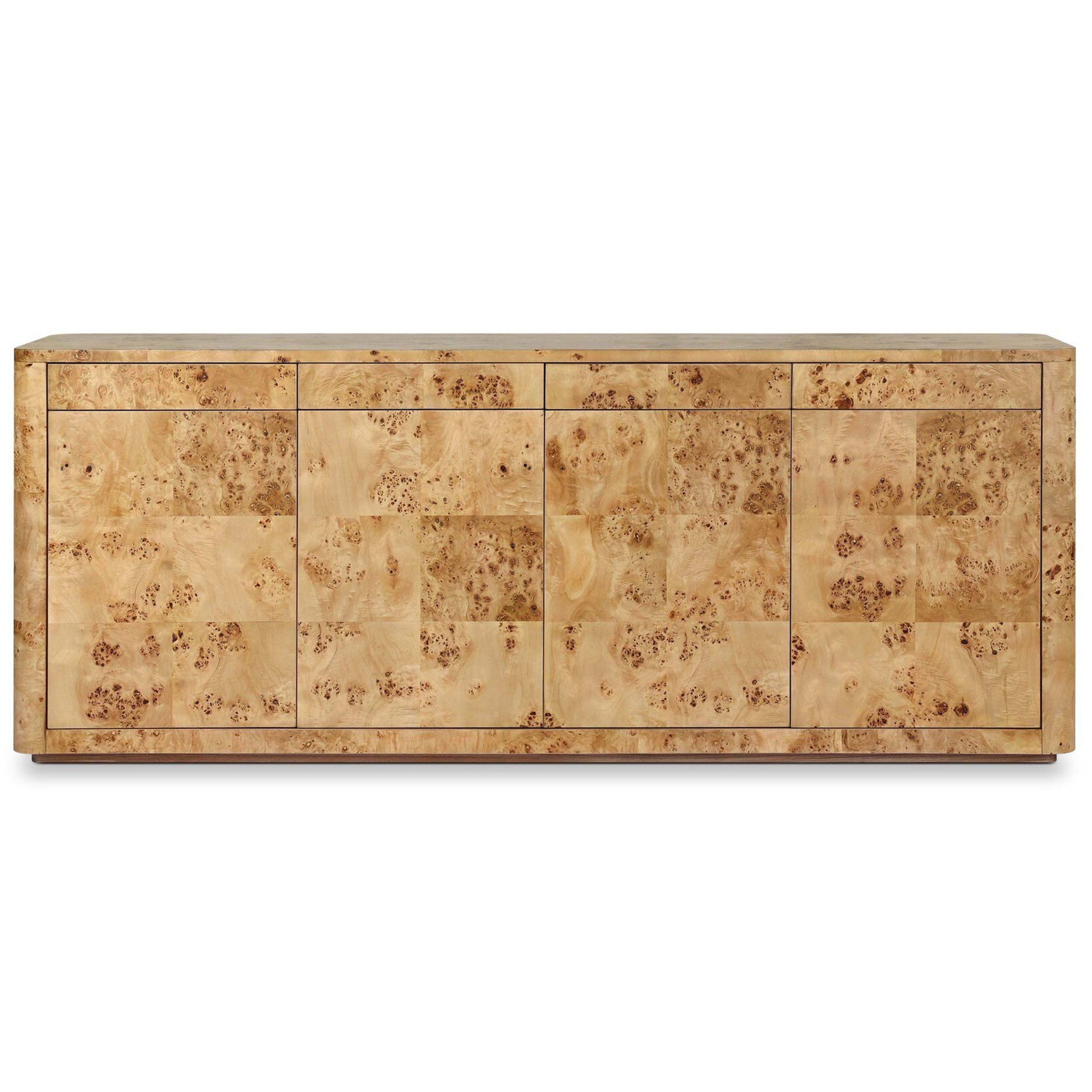 Mullins Sideboard, Natural Mappa Burl