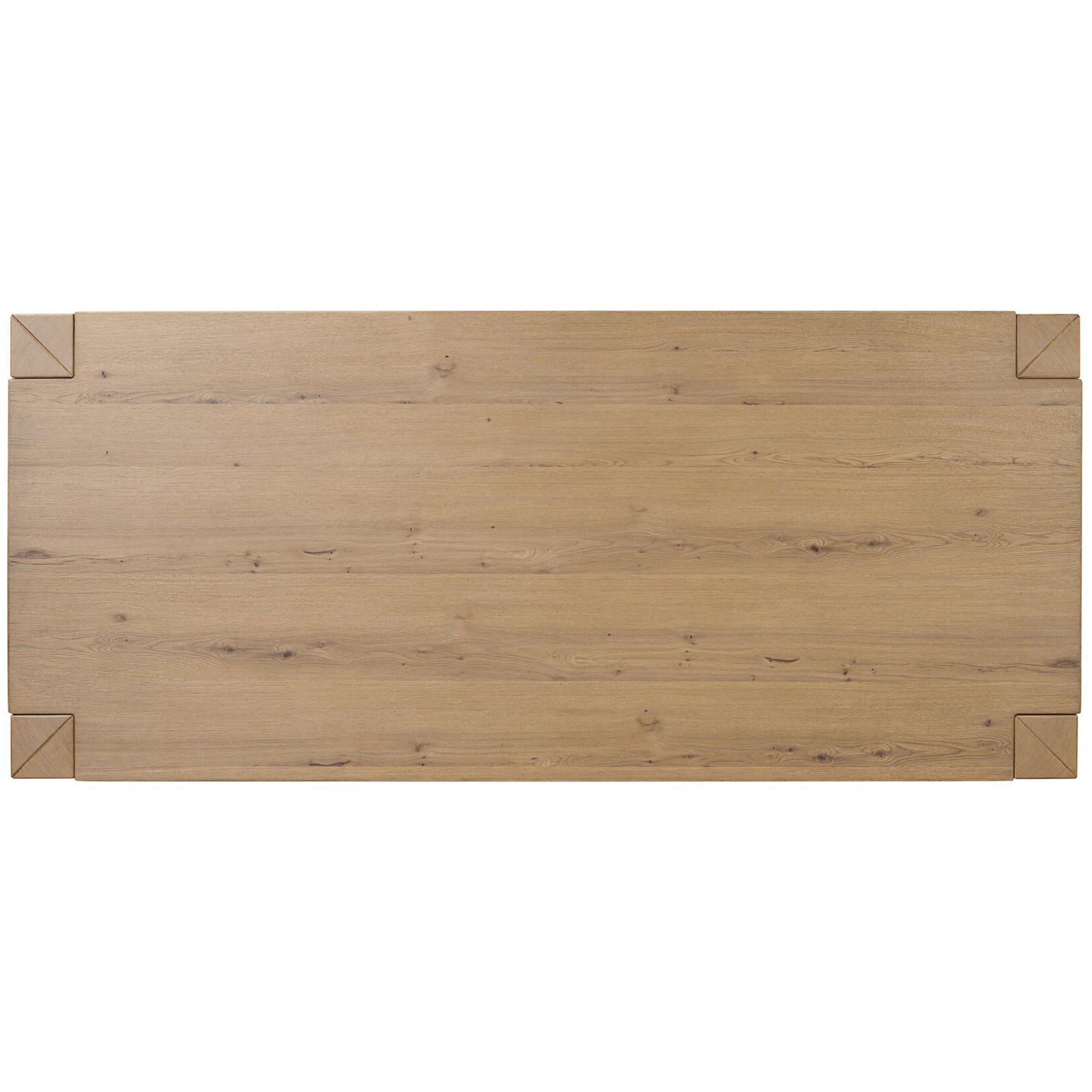 Emmer Dining Table, Aged Smoked Oak