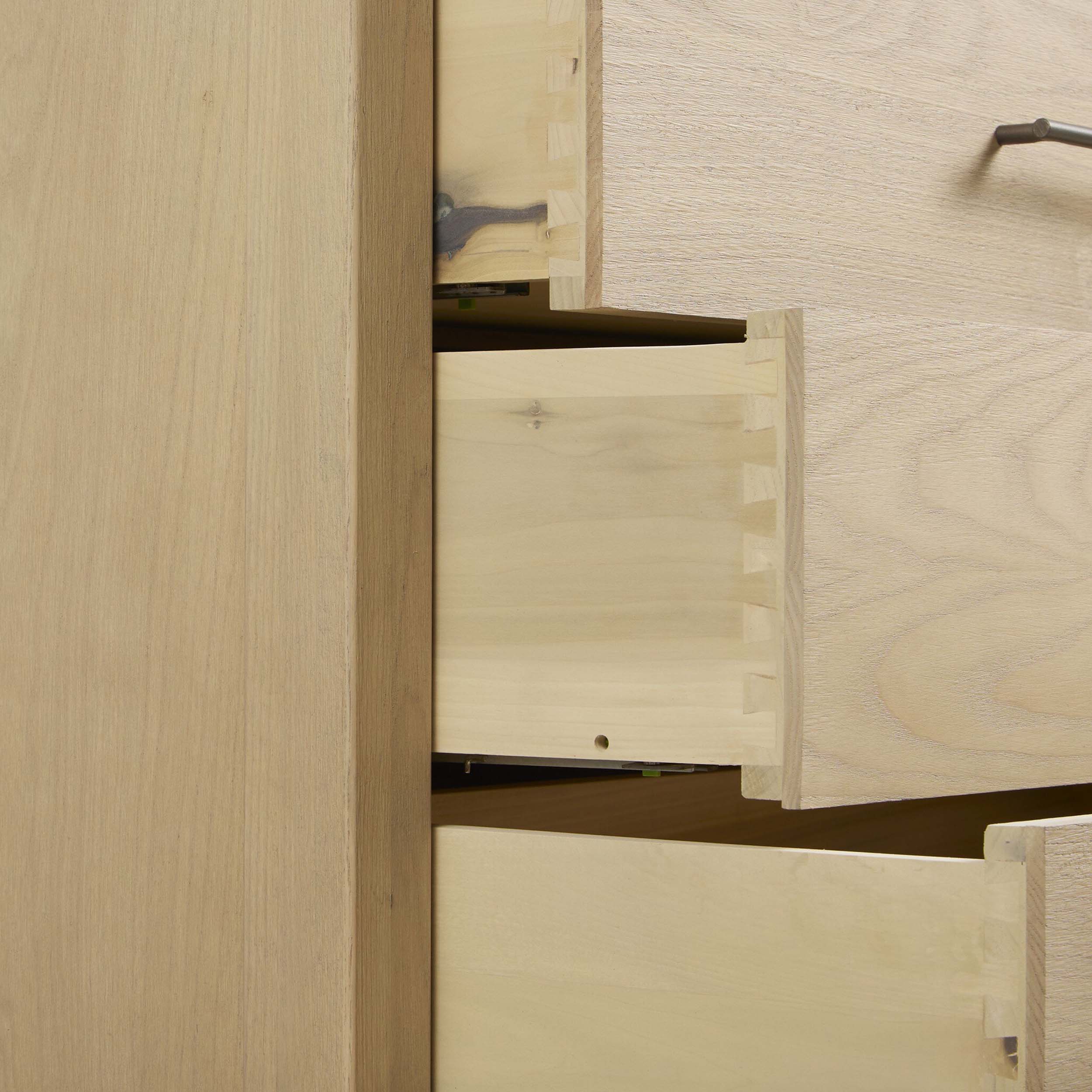 Blake 6 Drawer Dresser, Washed Ash