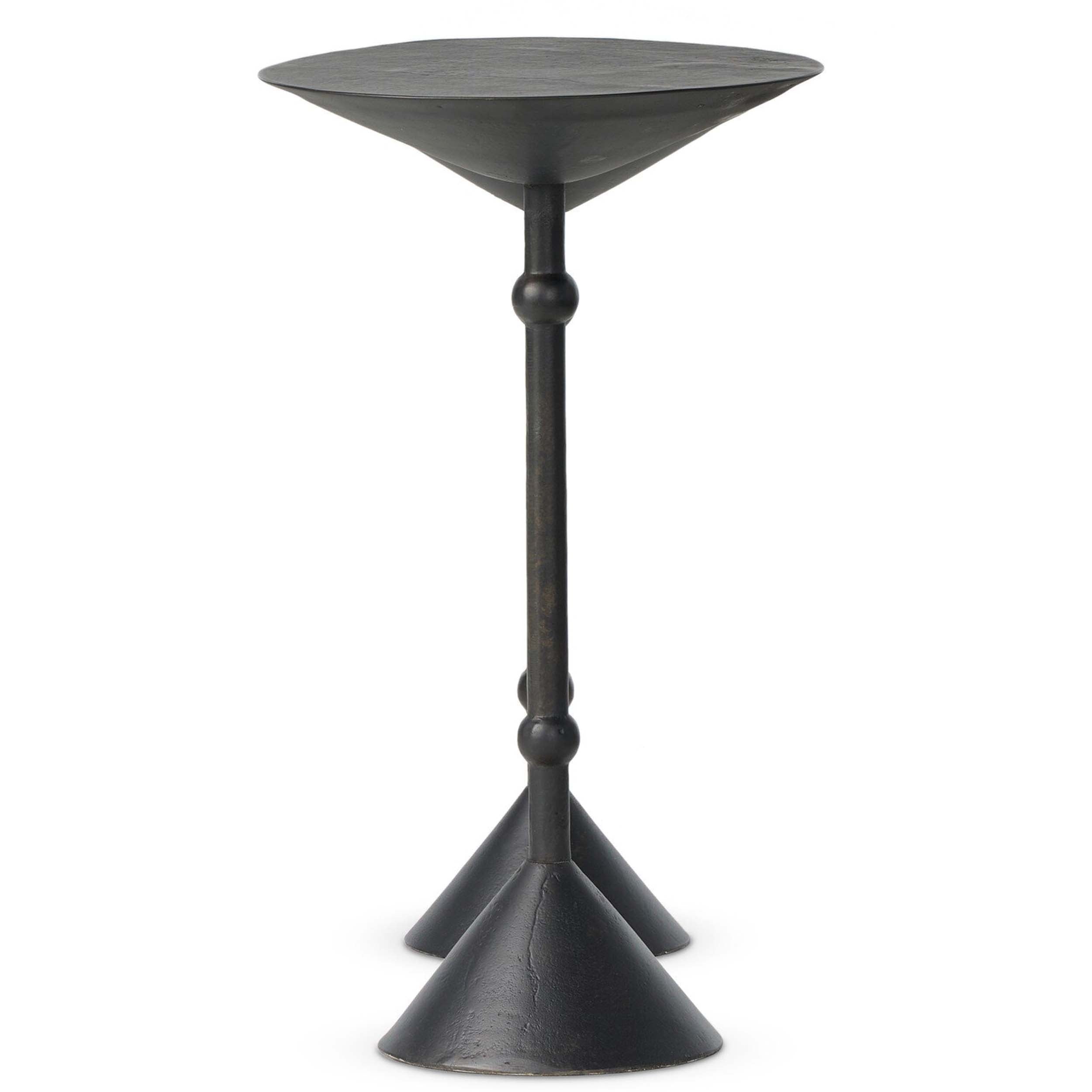 Printa Nesting End Tables, Black Antique