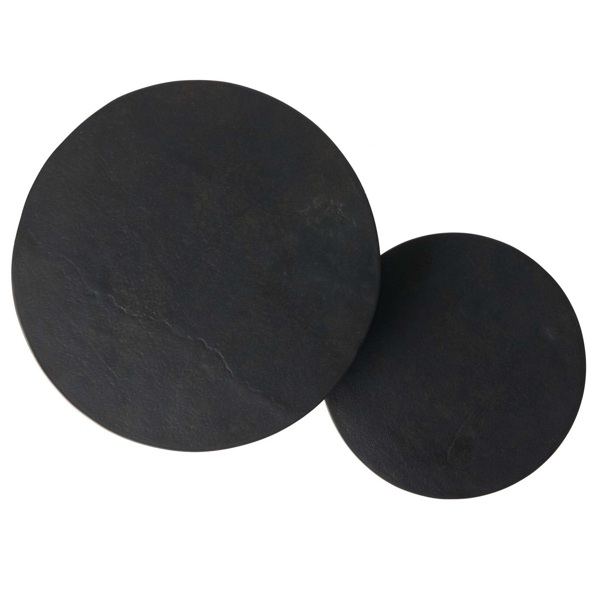 Printa Nesting End Tables, Black Antique