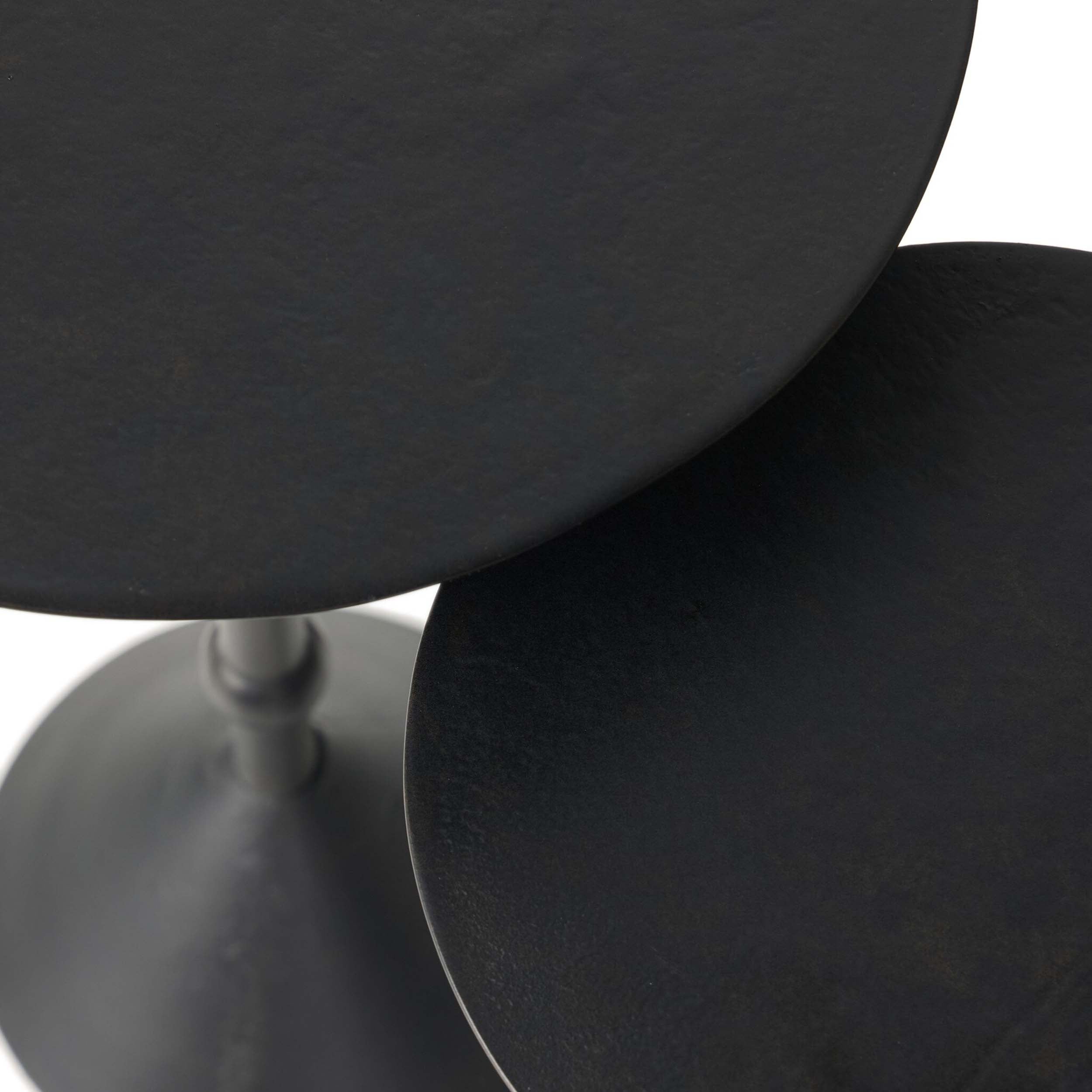 Printa Nesting End Tables, Black Antique
