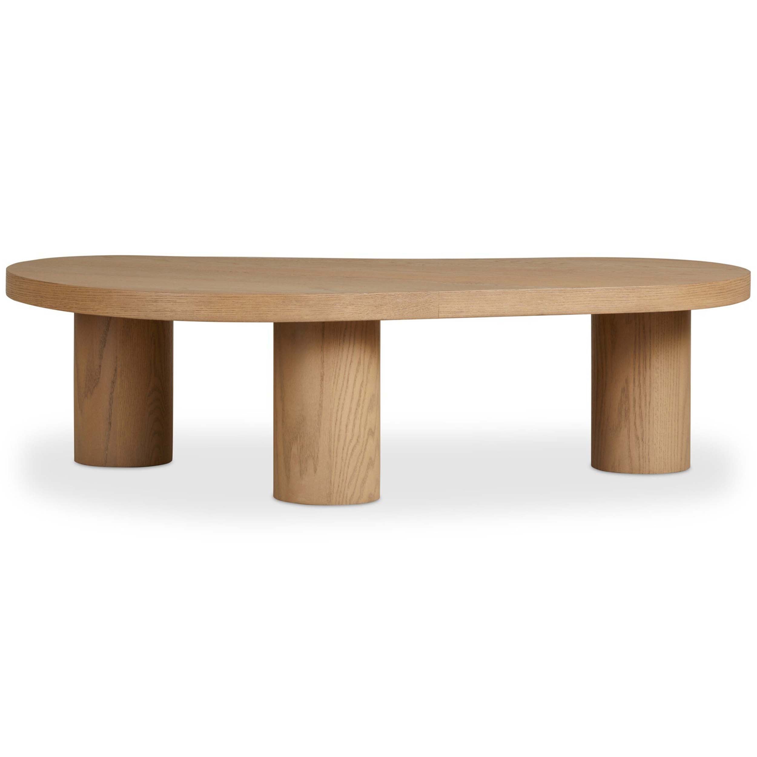 Joji Nesting Coffee Table, Natural Oak Veneer