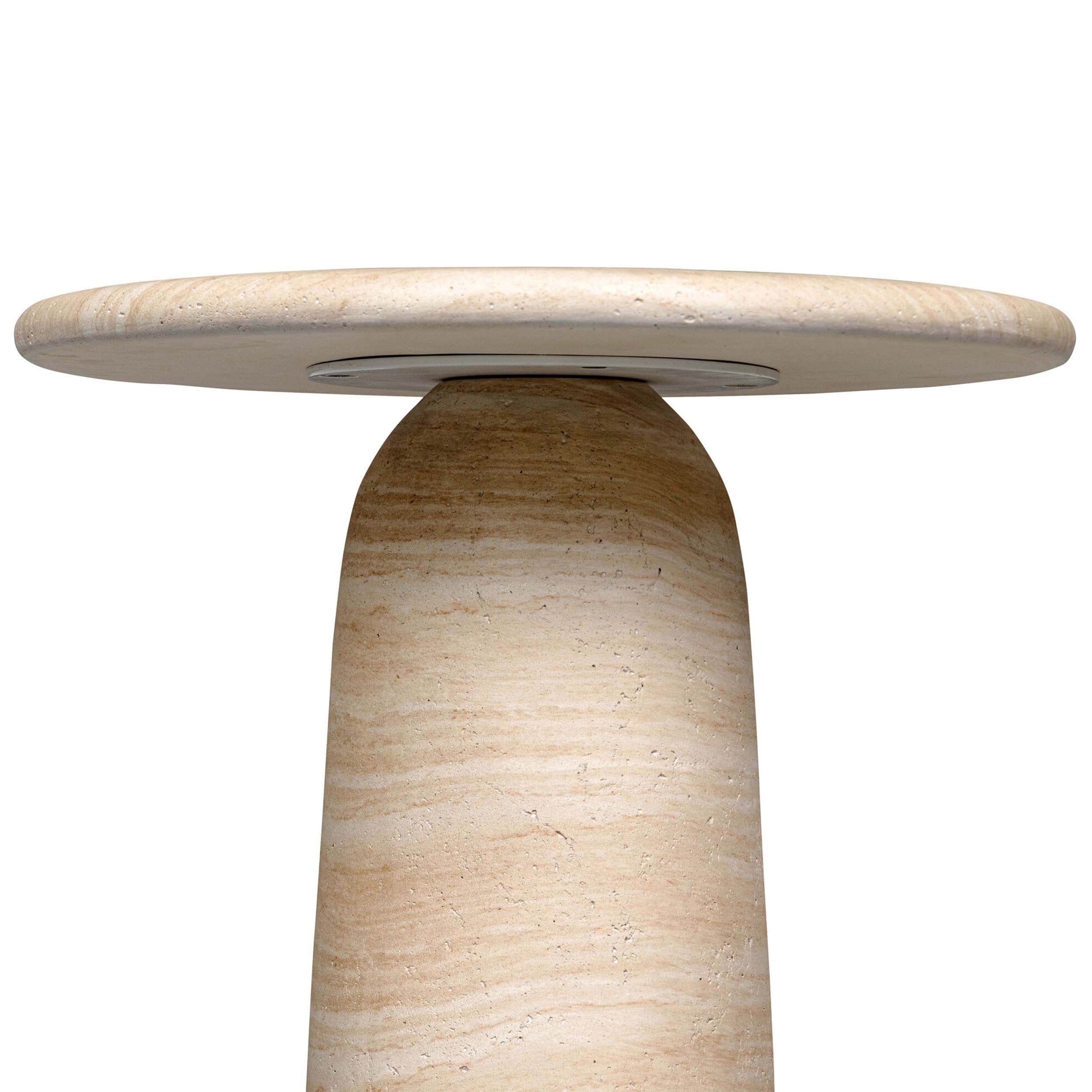 Janice End Table, Sand Striae