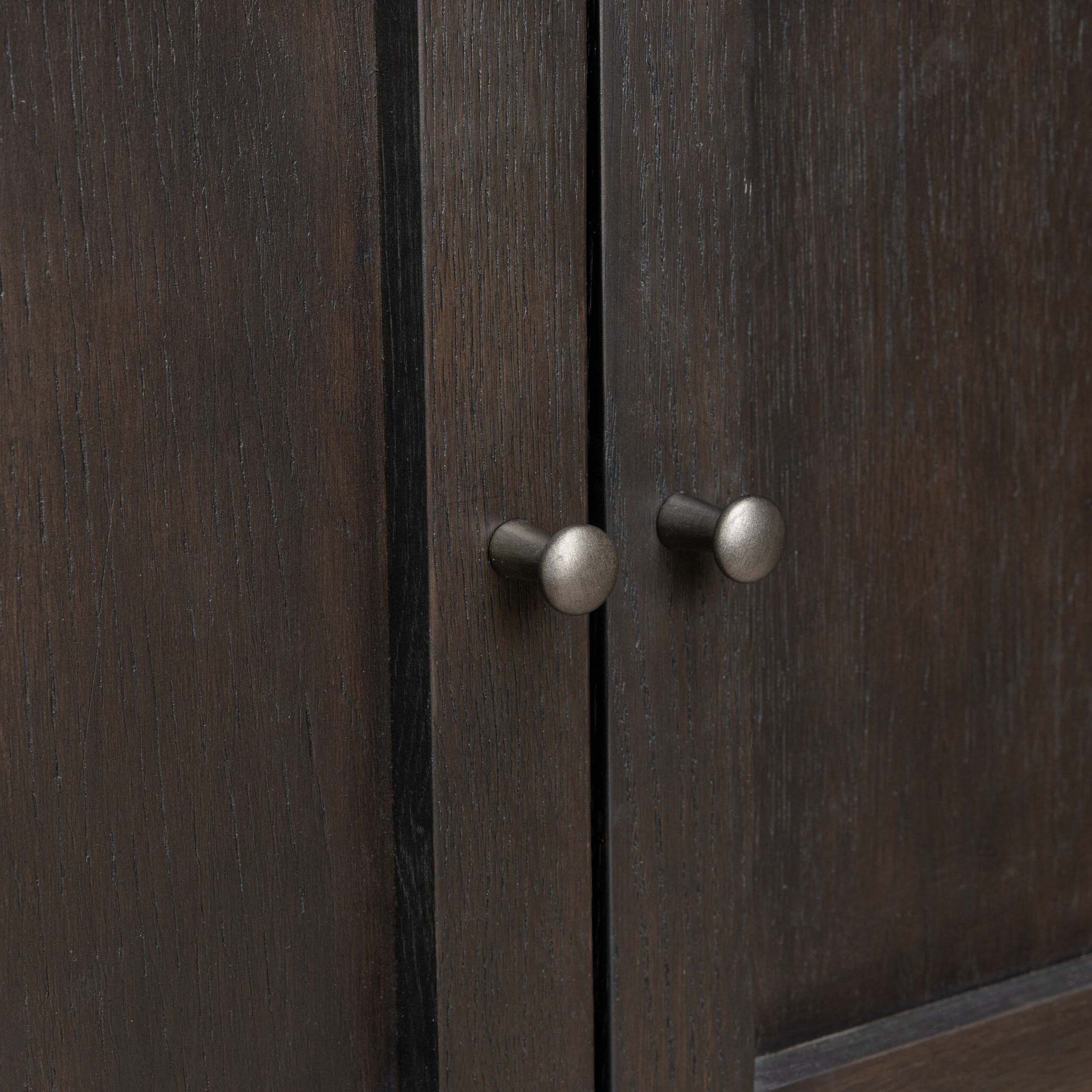 Alessio Cabinet, Smoked Black Veneer