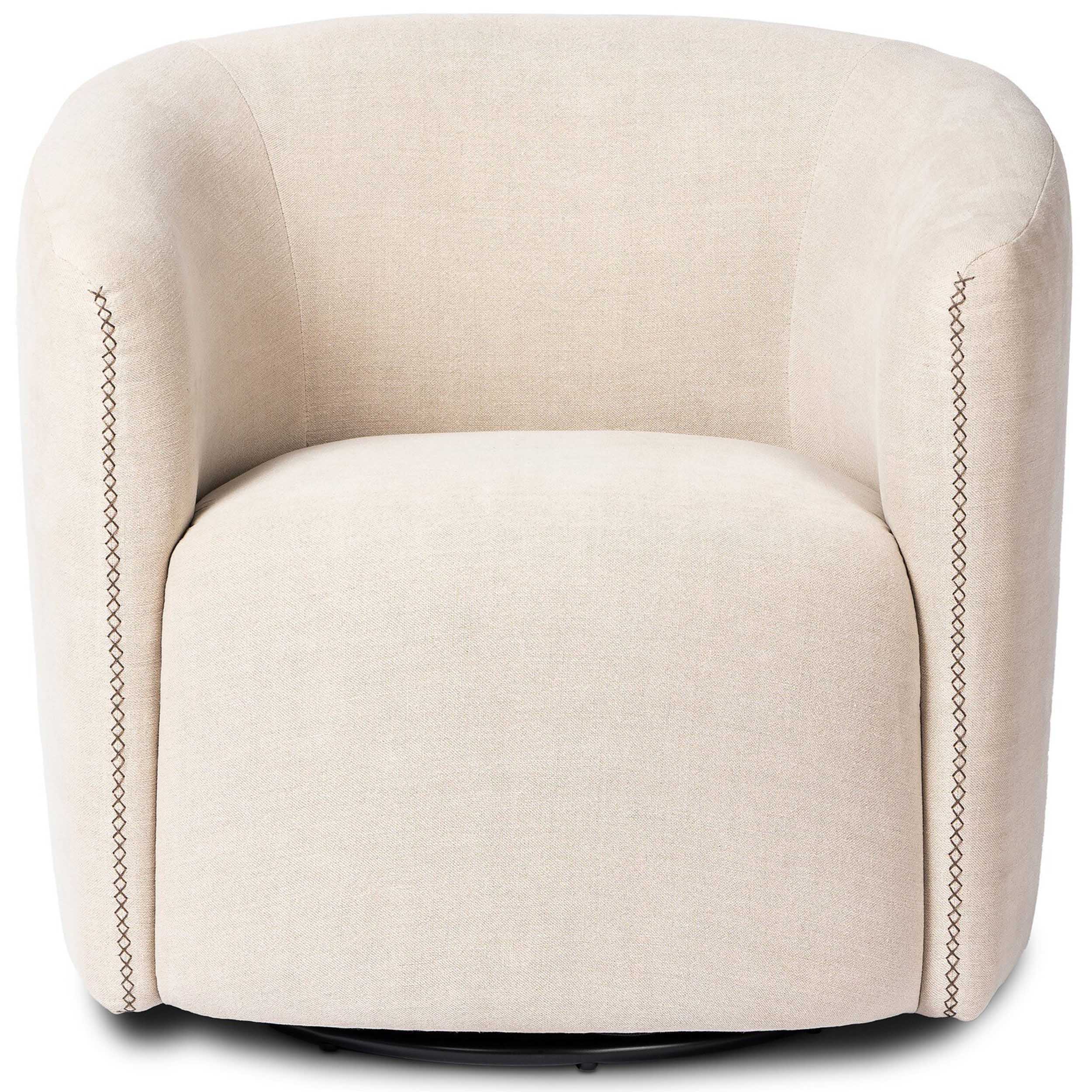 Salena Swivel Chair, Broadway Dune