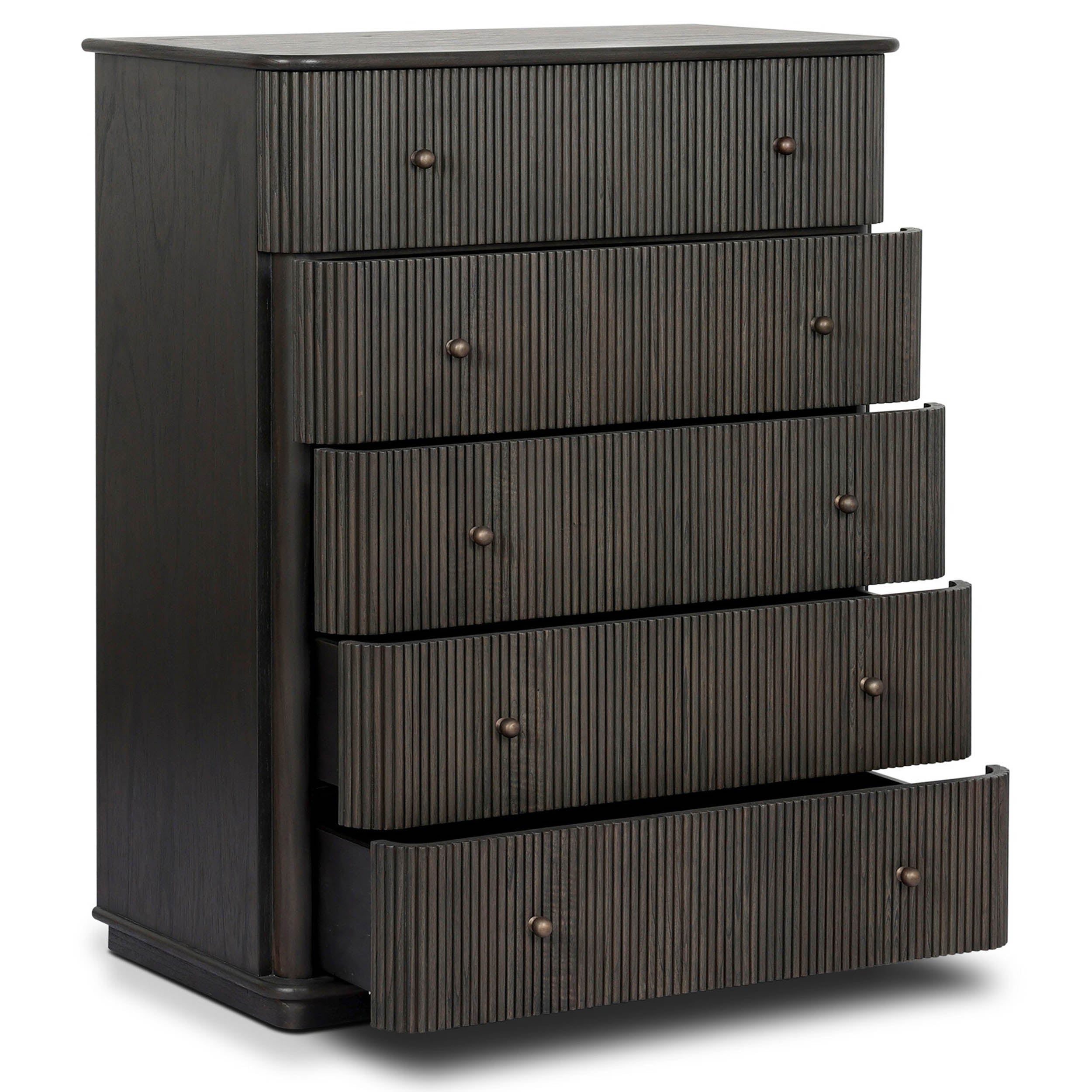 Ona Tall Dresser, Smoked Black Mindi