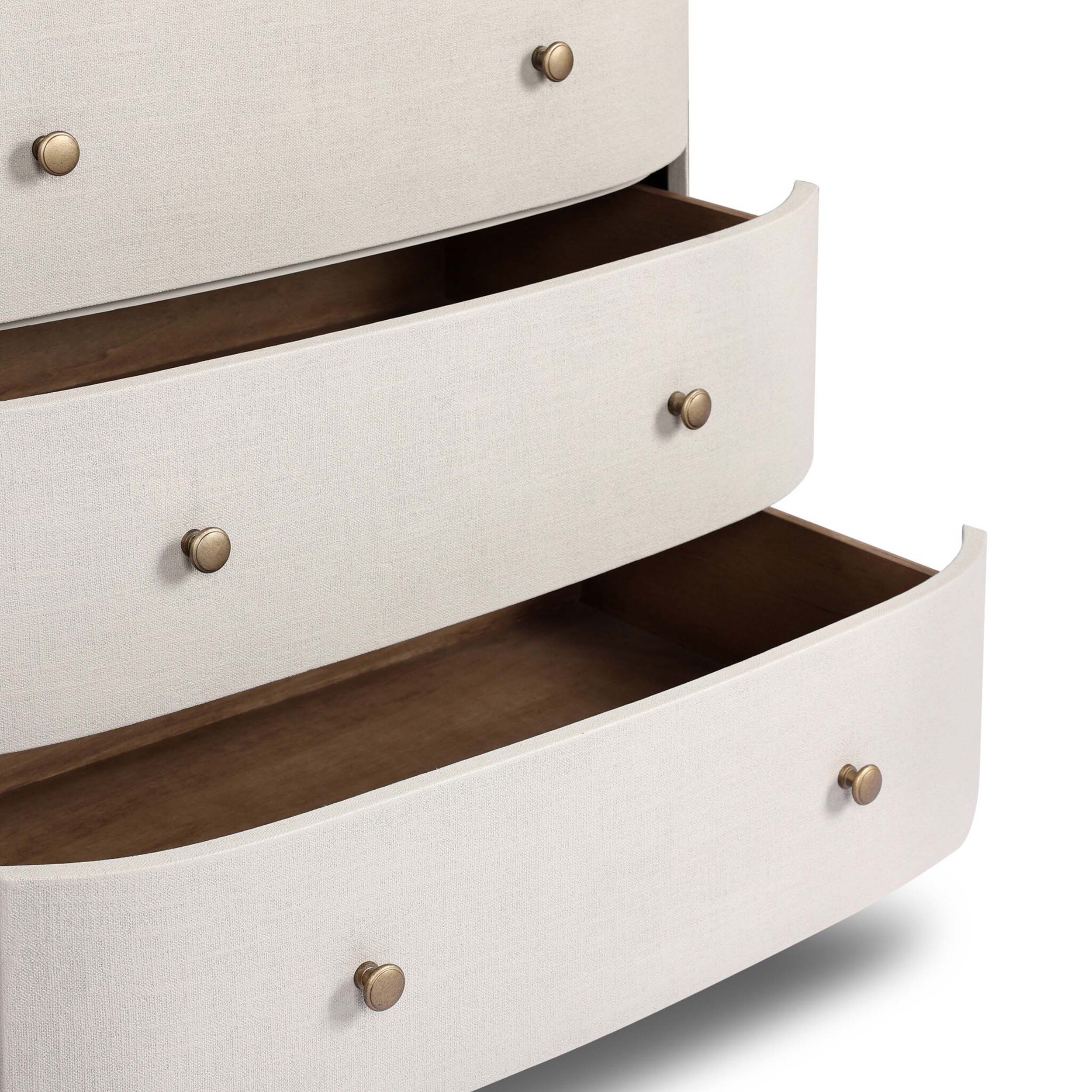 Amelia Chest, Ivory Painted Linen