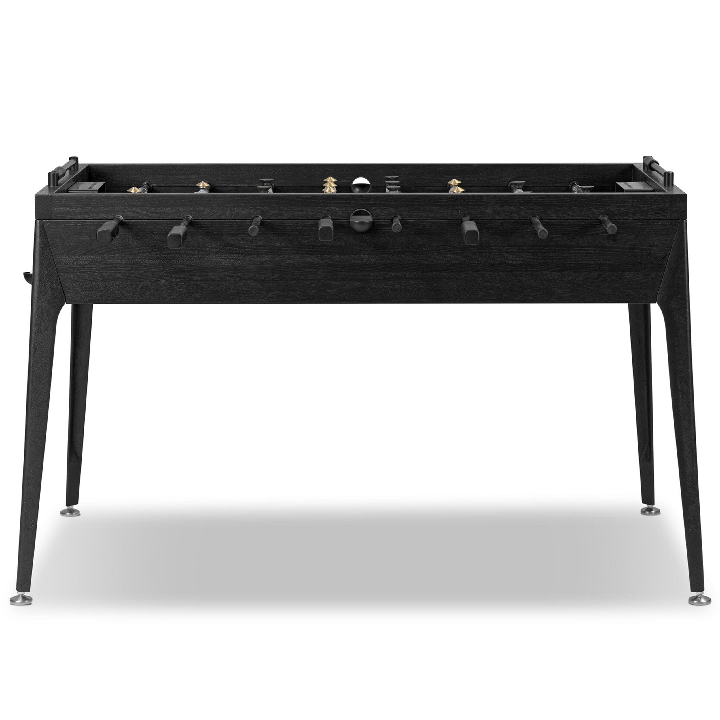 District Eight Foosball Table, Ebonized Oak