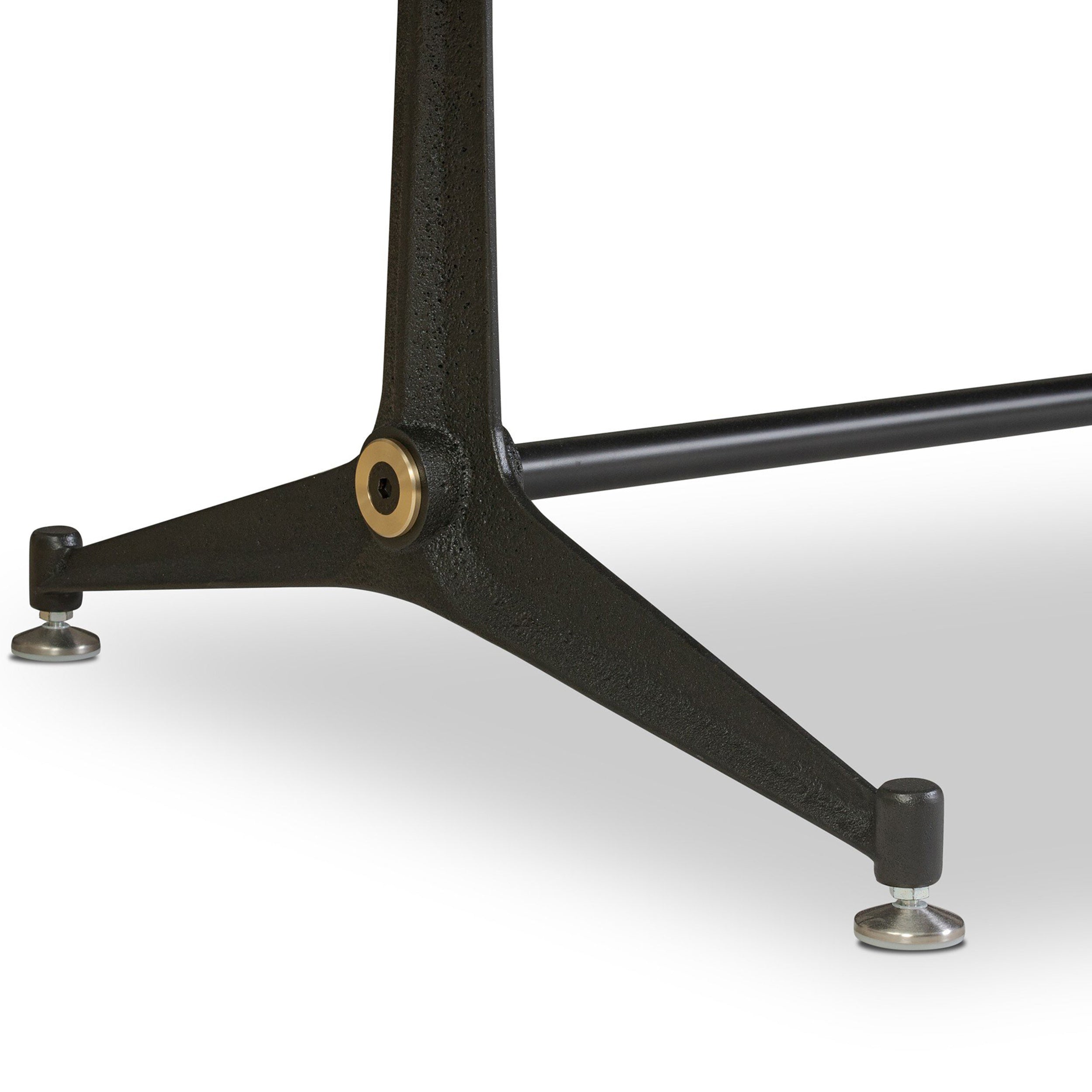District Eight Large Shuffleboard Table, Smoked Oak