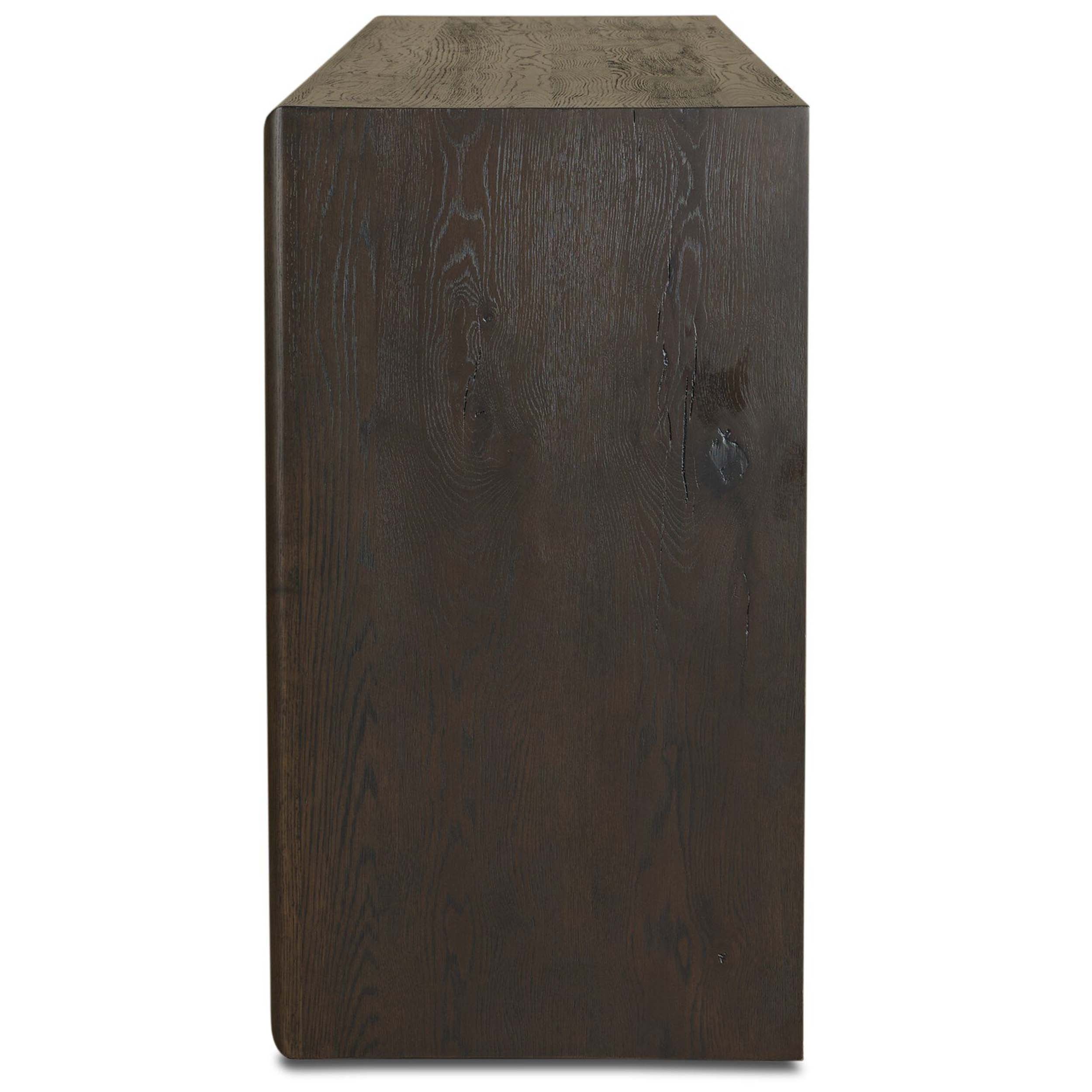 Zaki Sideboard, Smoked Black Veneer