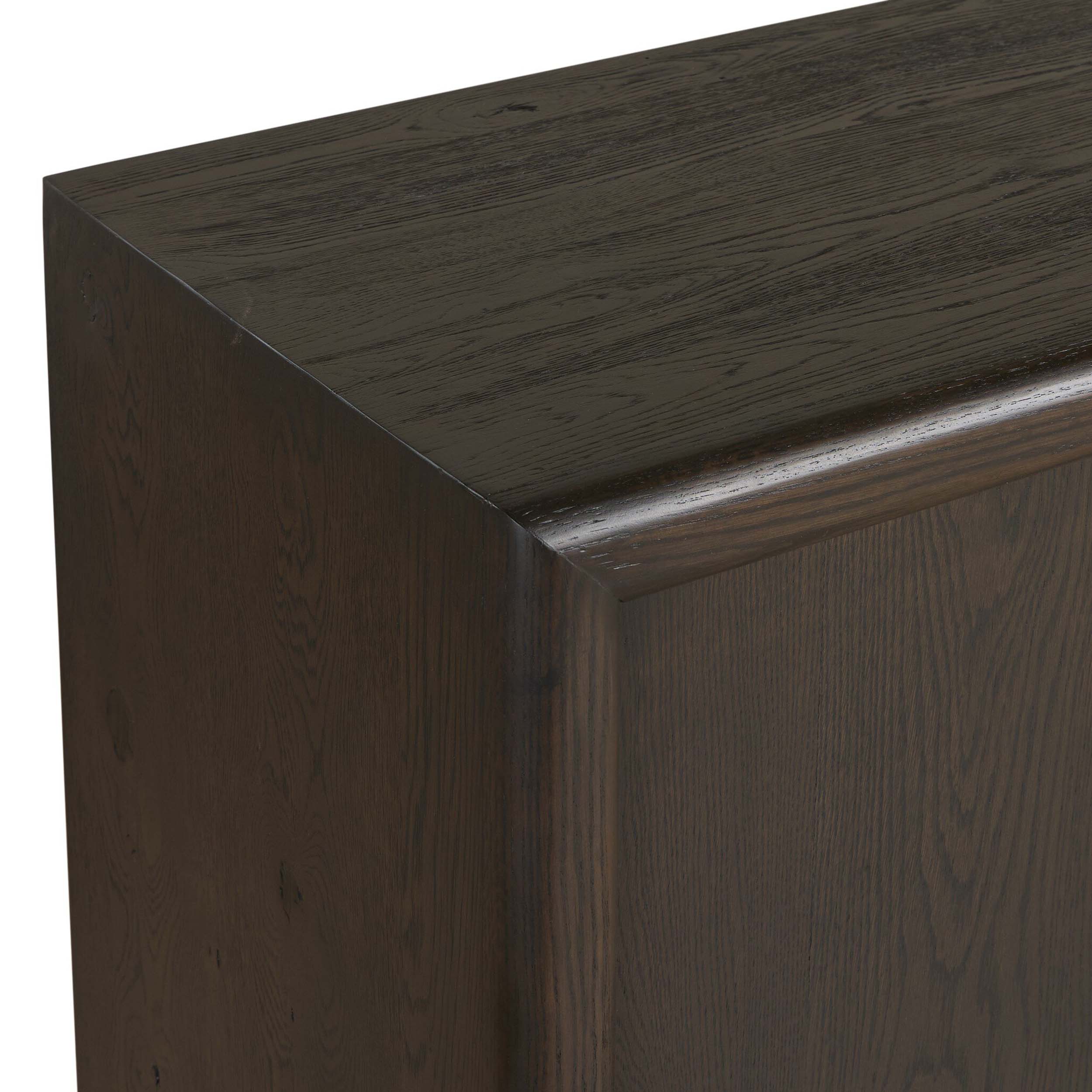 Zaki Sideboard, Smoked Black Veneer