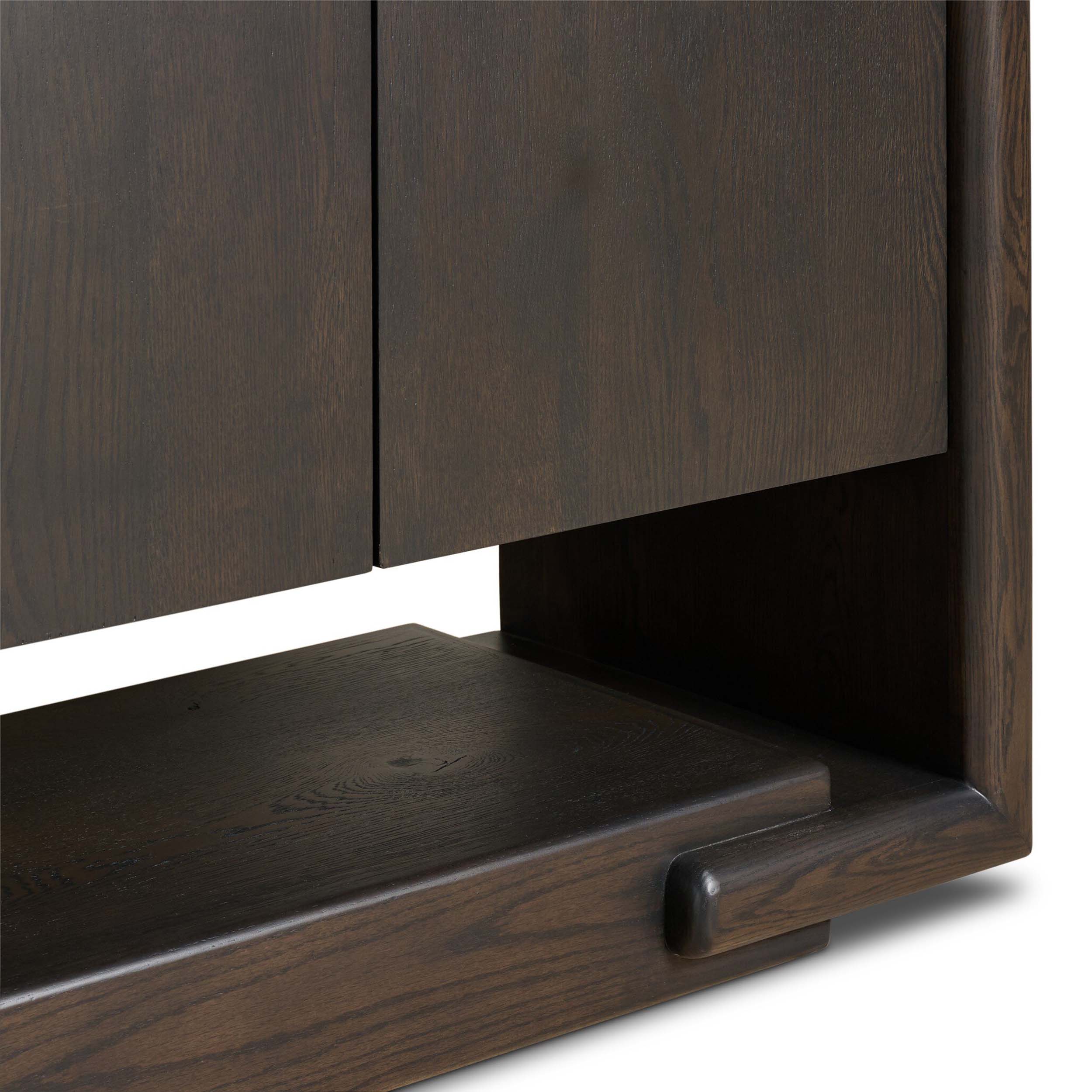 Zaki Sideboard, Smoked Black Veneer