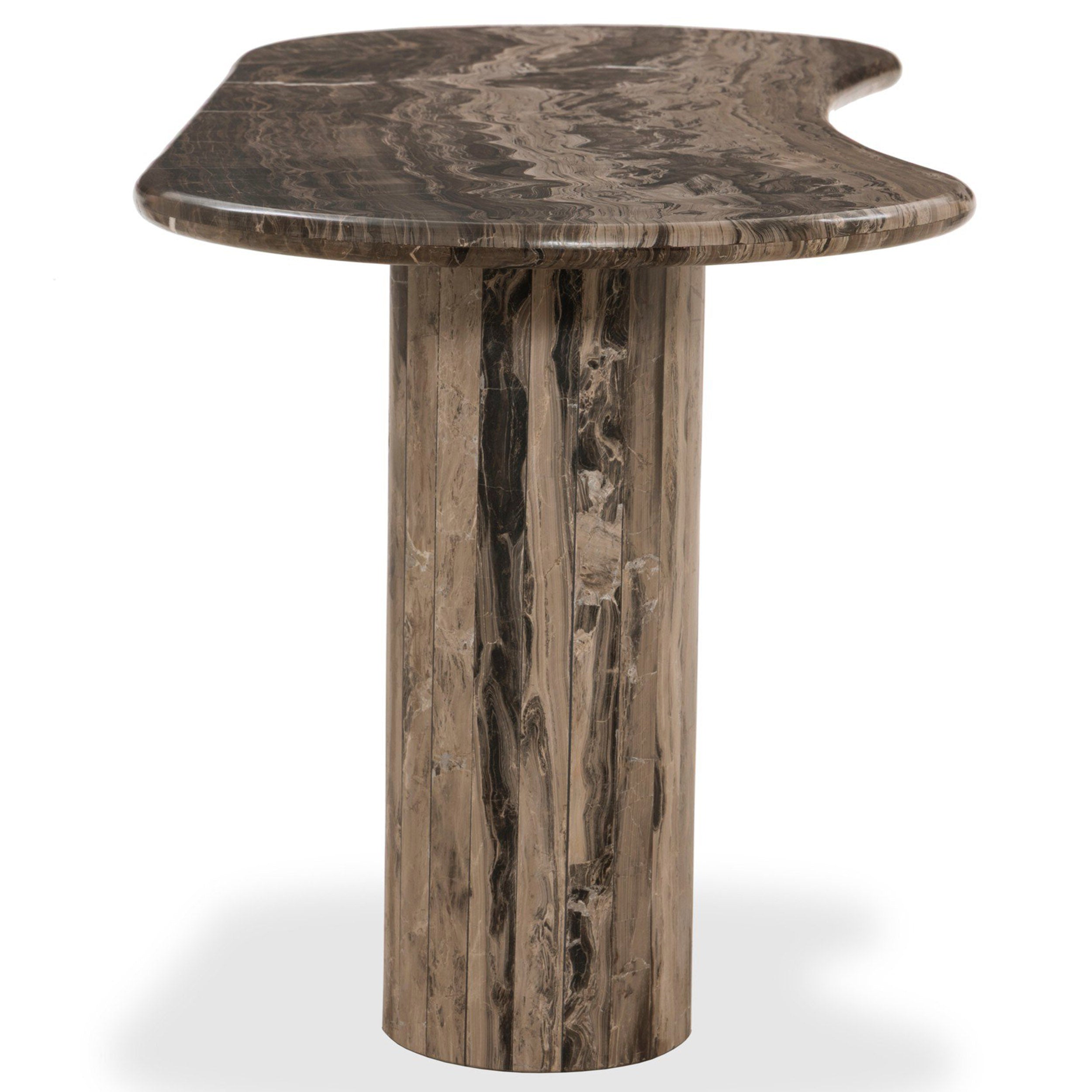 Ponce Desk, Rocky Brown Marble