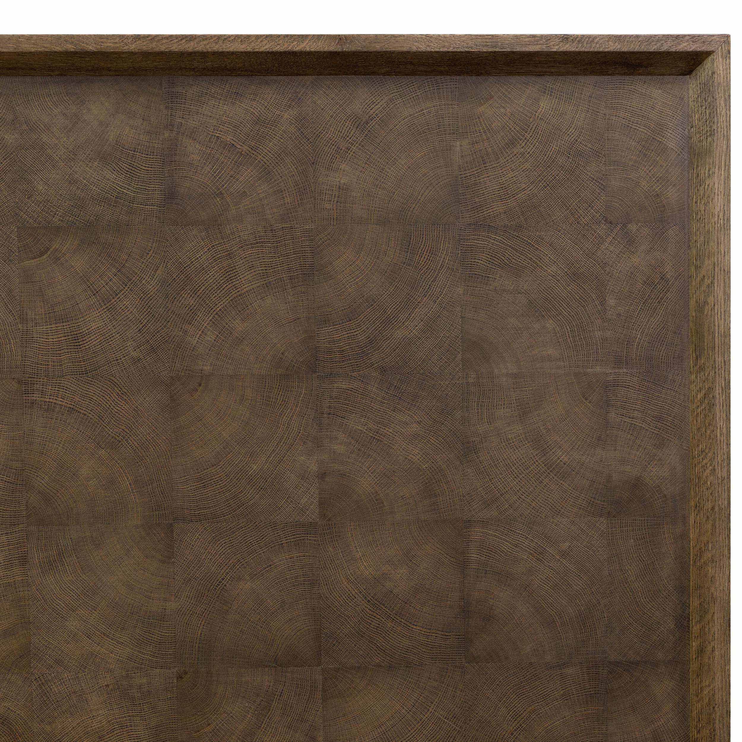 Salta Bed, Brown Oak Thin Oyster